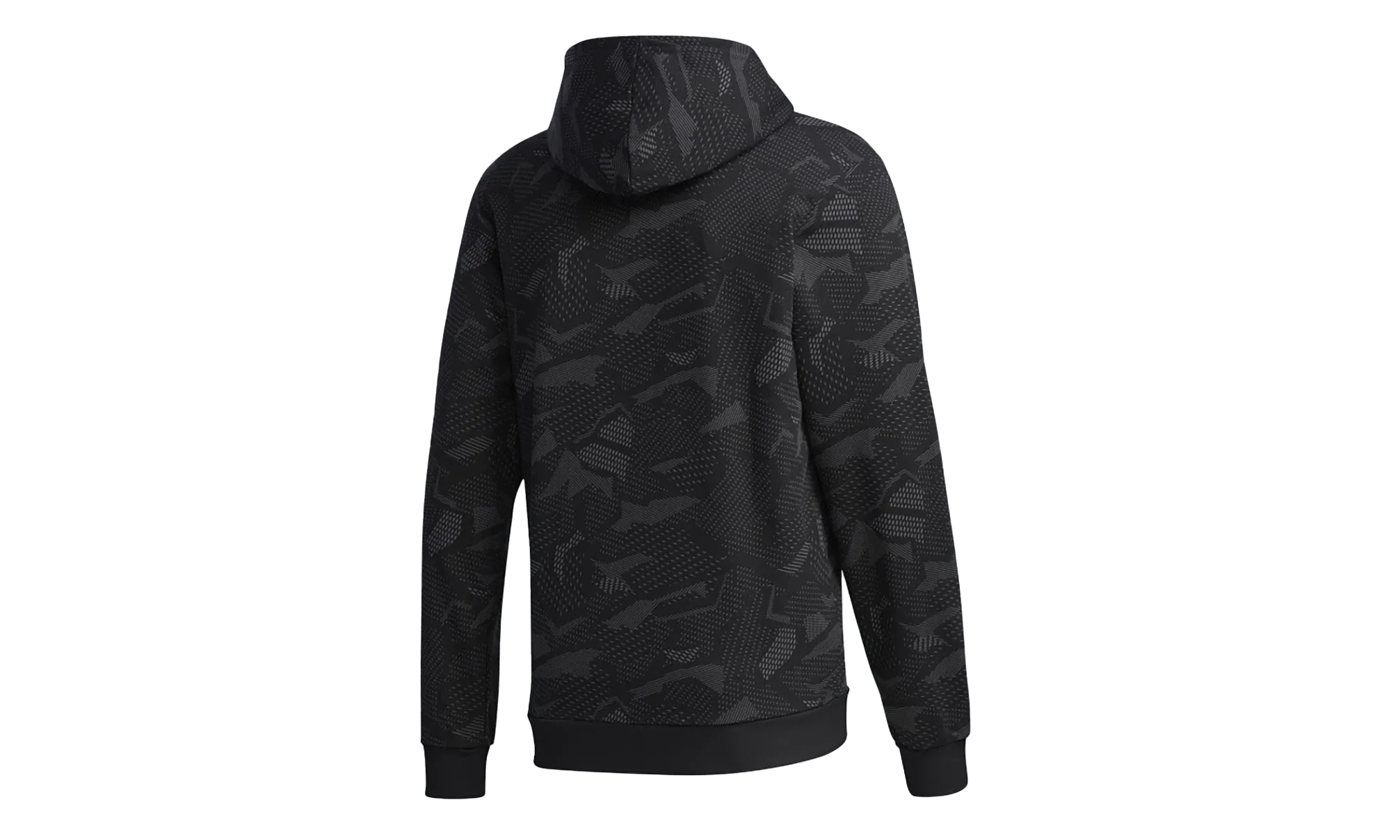 Essentials AOP Hoodie "Black / White" GD5489 - Image 2