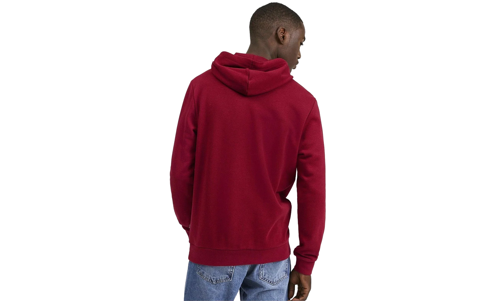 Essentials Big Logo Fleece Hoodie "Red" 580685 57 - Image 2