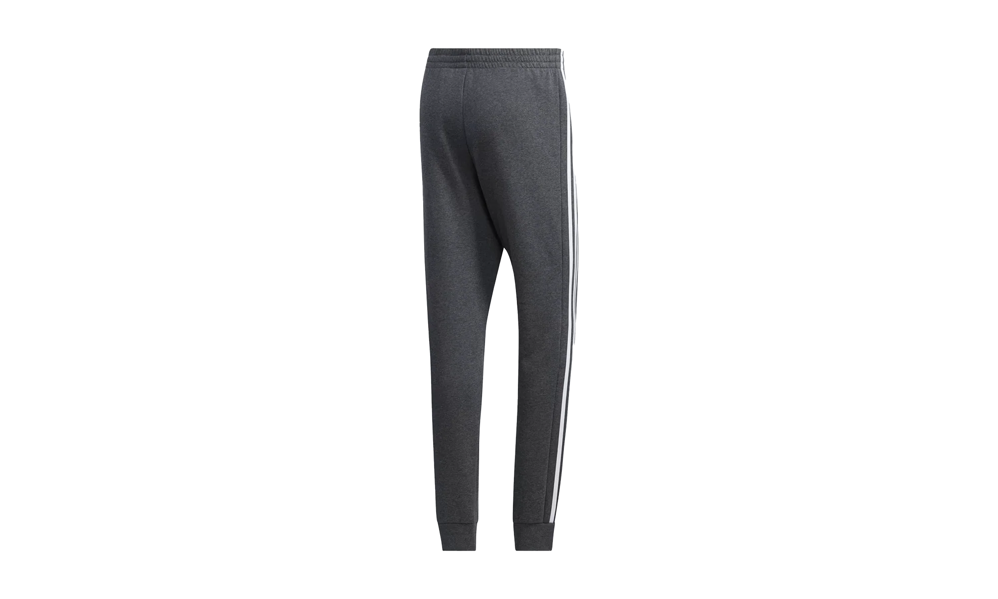 Essentials Colorblock Fleece Pants "Dark Grey Heather / White" GD5474 - Image 2