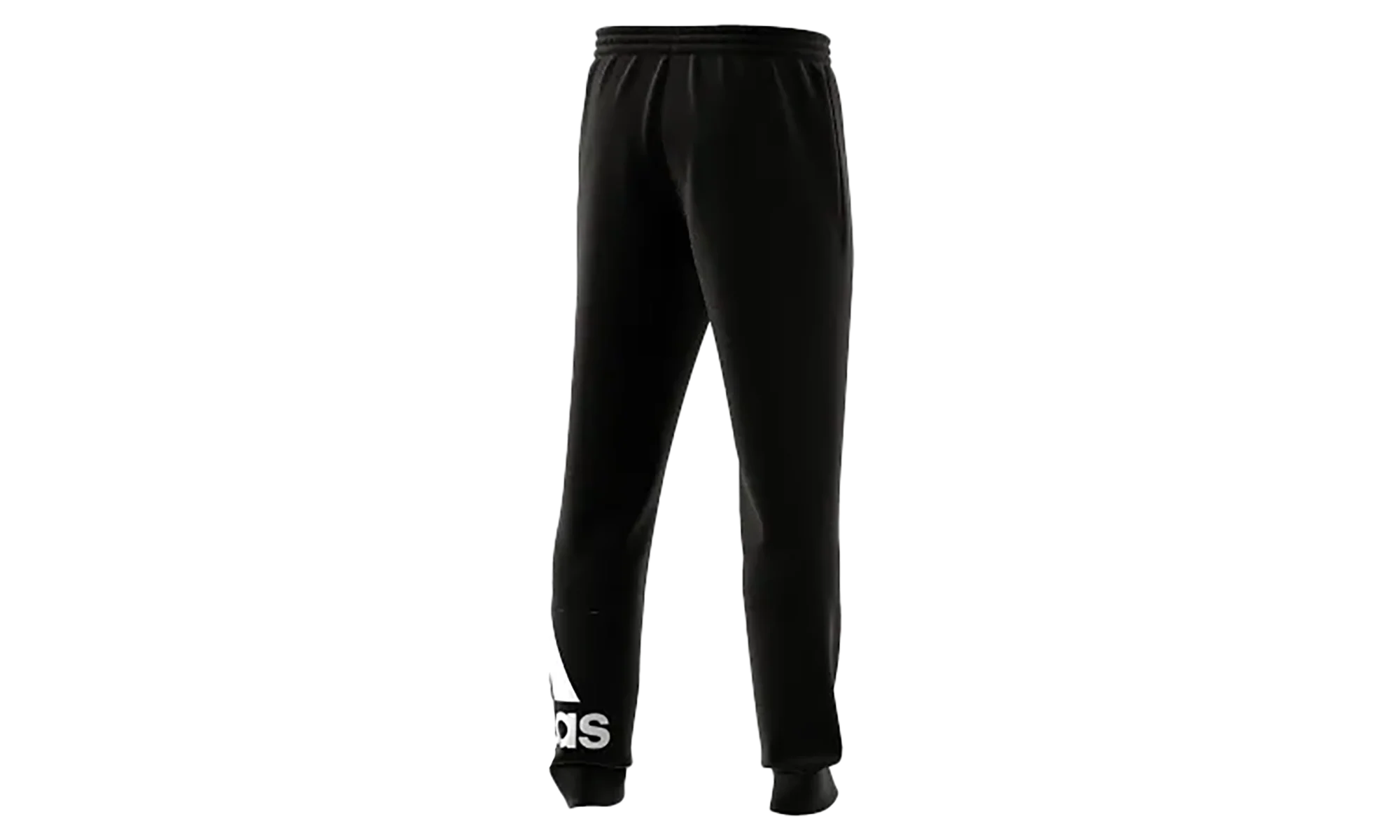 Essentials French Terry Tapered Cuff Logo Pants "Black / White" GK8968 - Image 2