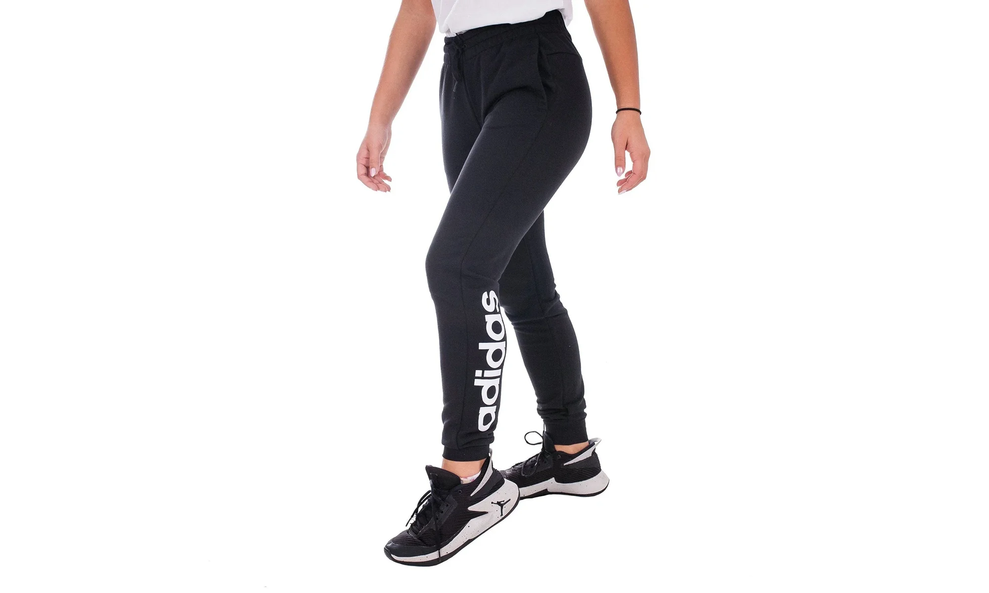 Essentials Linear Pant WMNS "Black / White" DP2398