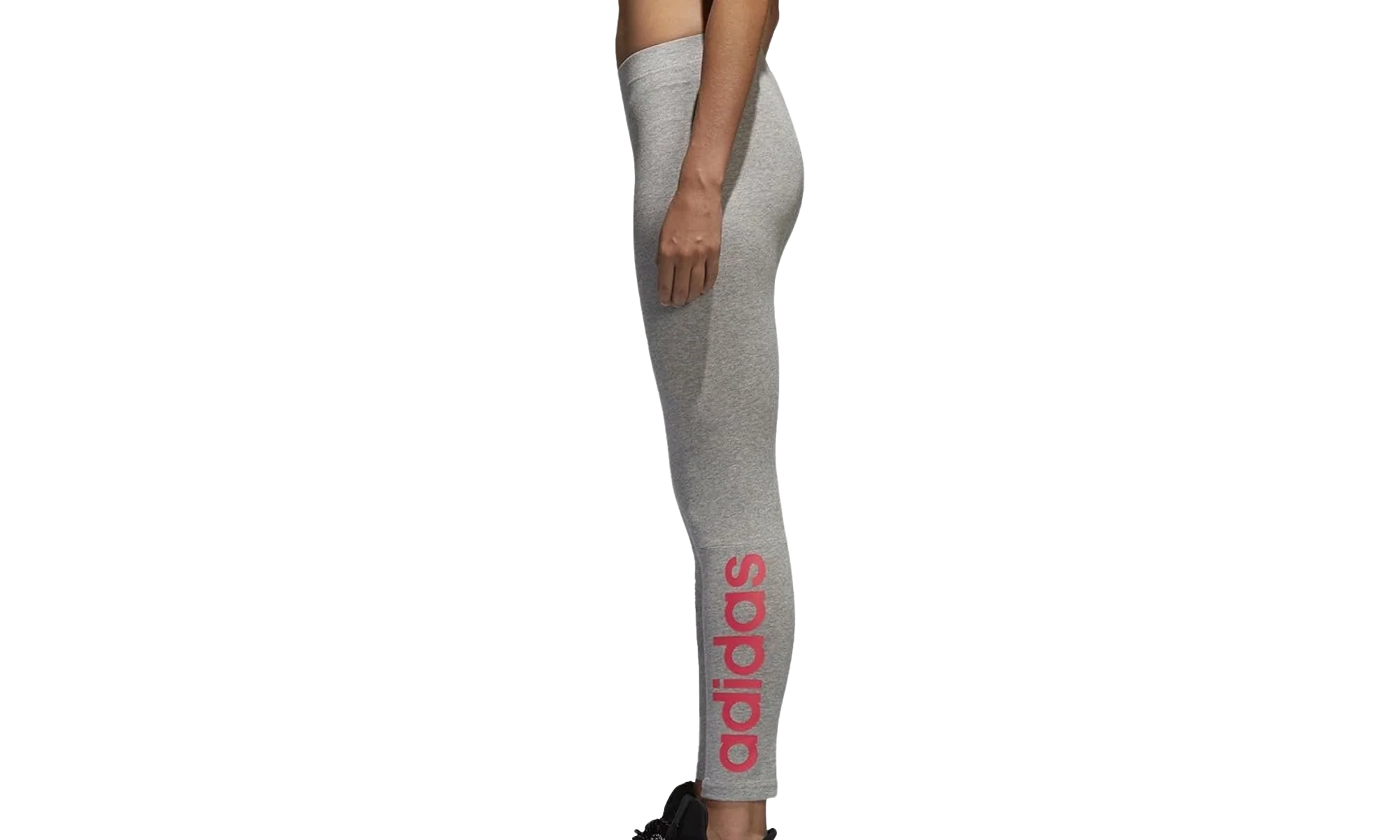 Essentials Linear Tights Legging WMNS "Heather Grey" CF8872 - Image 2