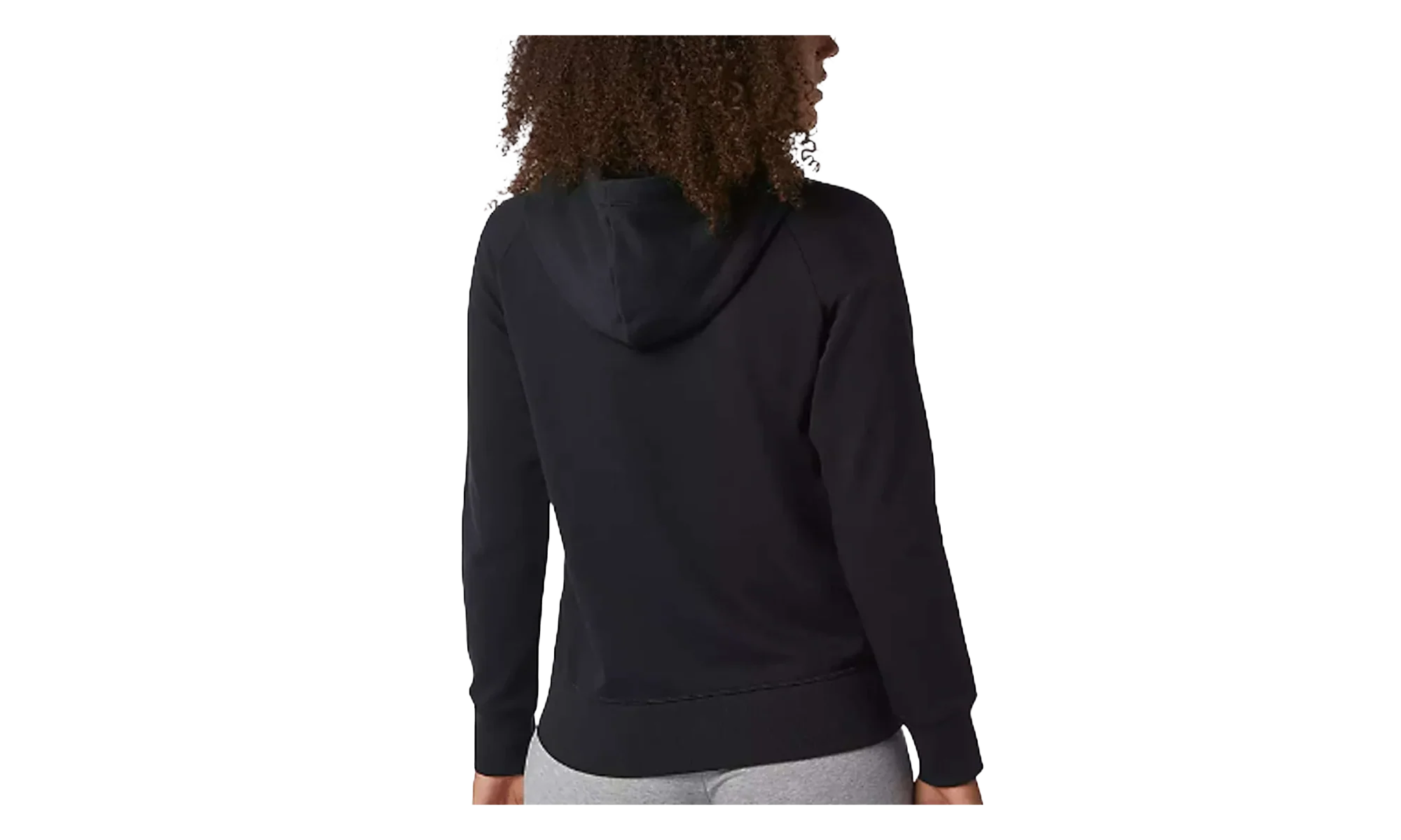 Essentials Pullover Hoodie WMNS "Black" WT03550 BLACK - Image 2