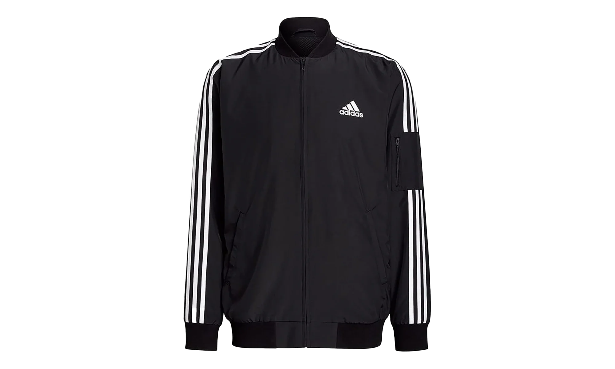 Essentials Woven 3-Stripes Jacket "Black / White" GV5254