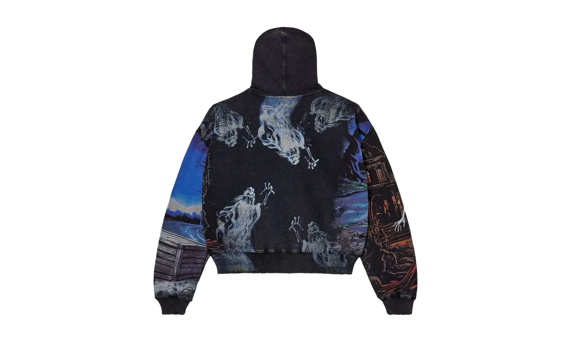 Ether Zip Up Hoodie "Black" VALE 10 007 EZU BK - Image 2