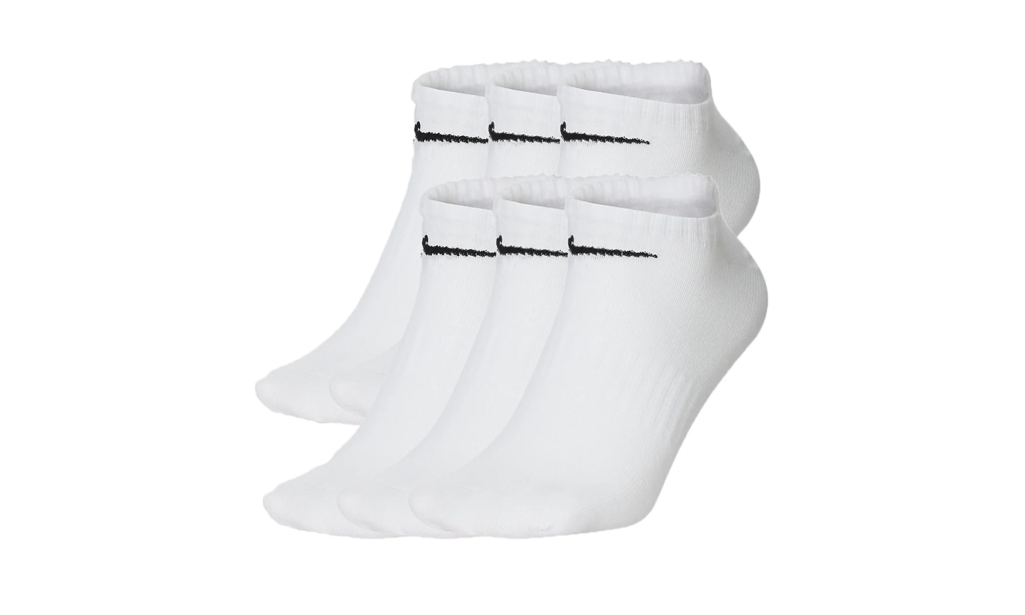 Everyday Lightweight No-Show Socks (6 Pairs) "White" SX7679 100