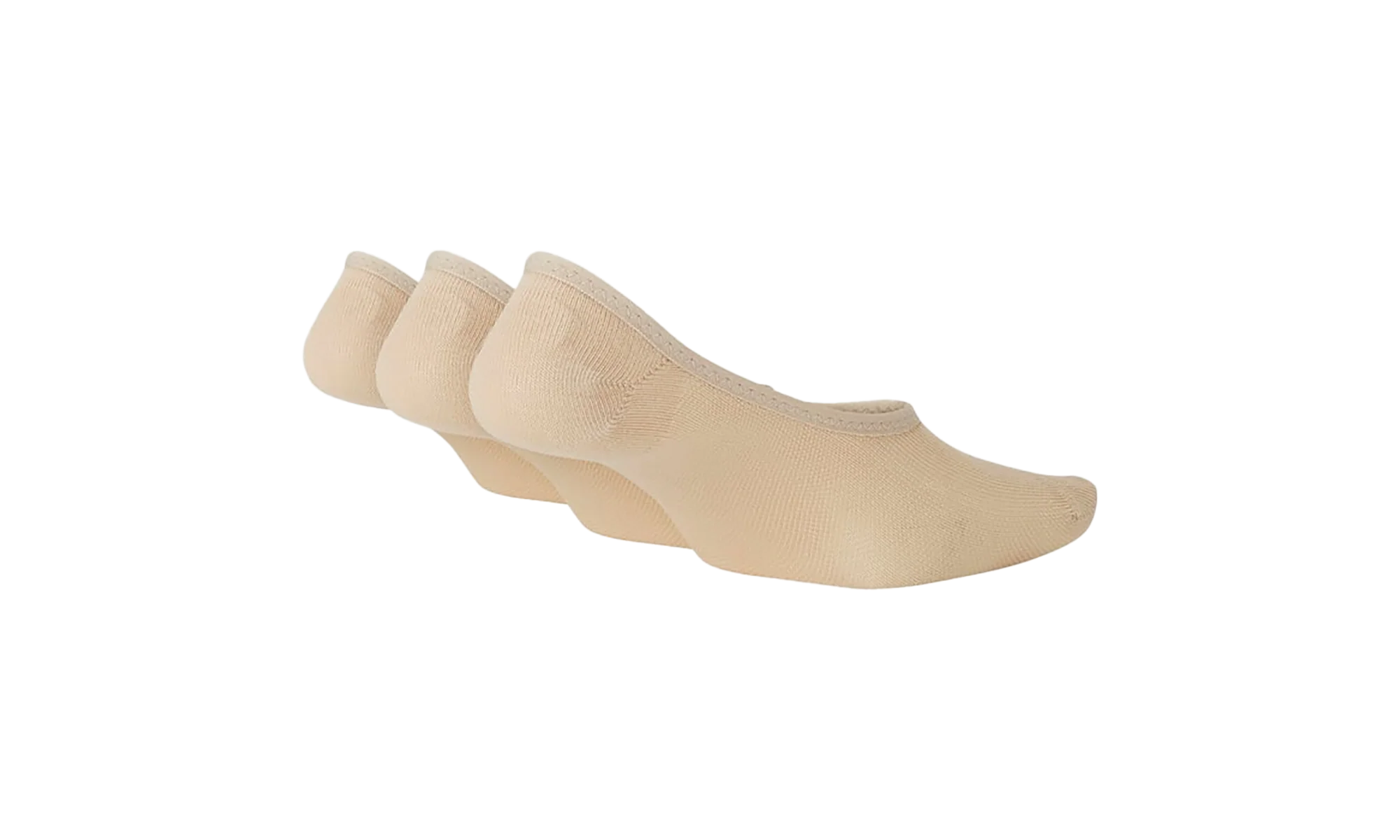 Everyday Lightweight Training Footie Socks (3 Pairs) WMNS "Net / Black" SX4863 160 - Image 2