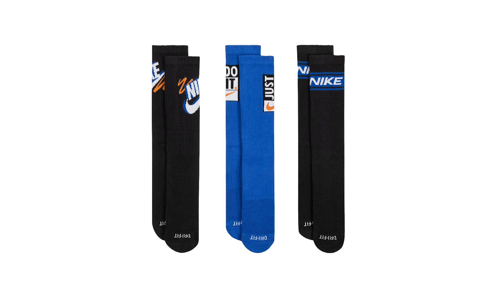Everyday Plus Crew Socks (3 Pairs) "Black" HJ9339 902 - Image 2