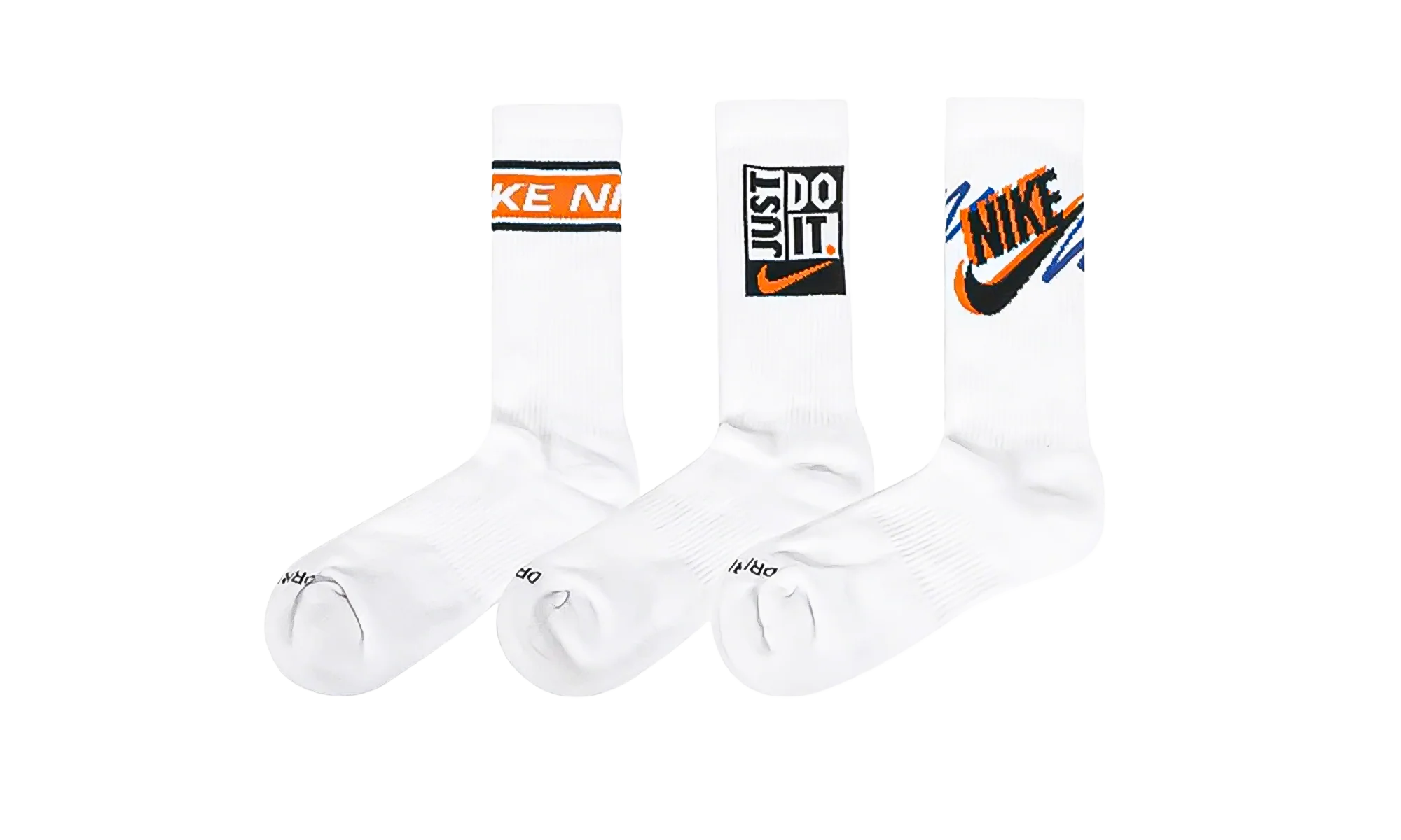 Everyday Plus Crew Socks (3 Pairs) "White" HJ9339 901 - Image 2
