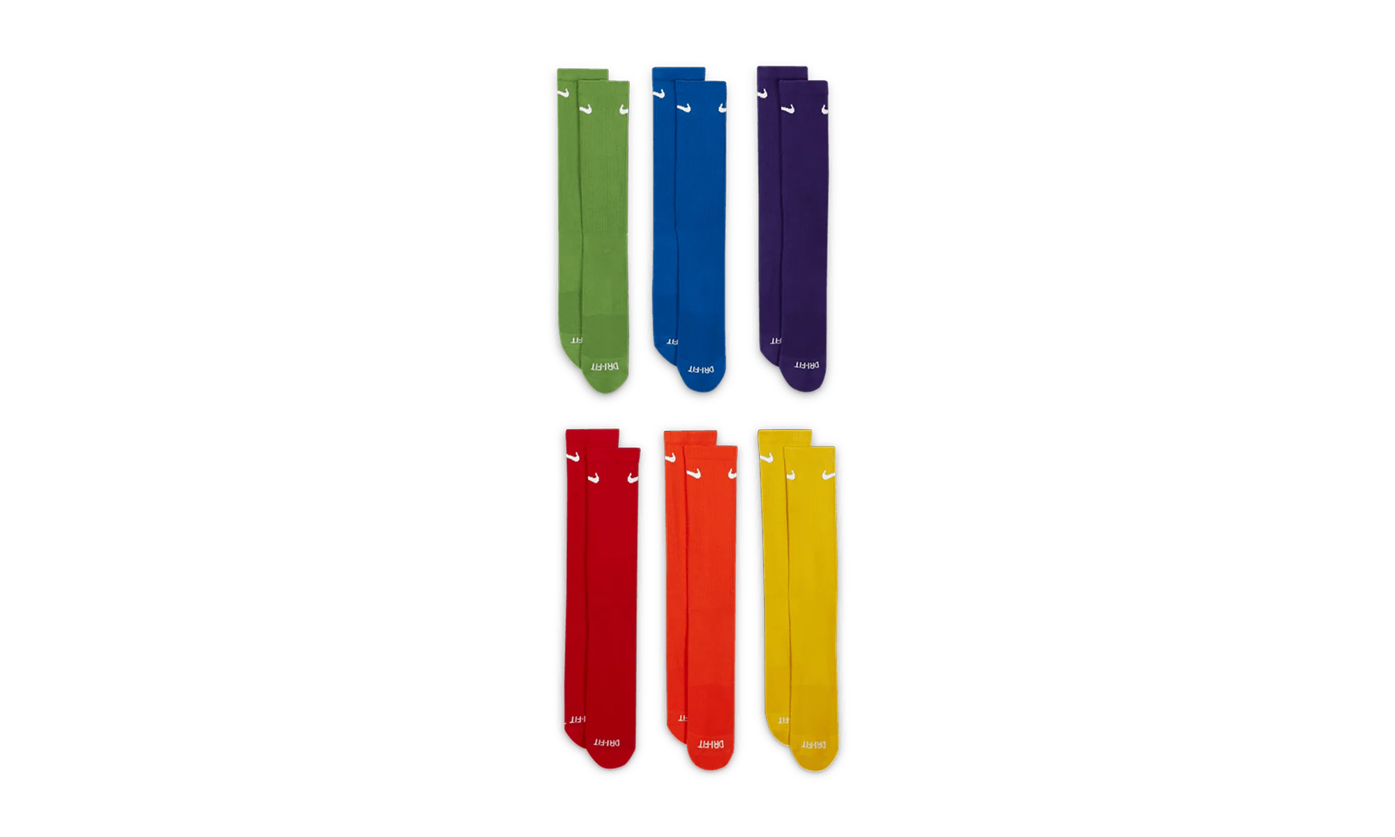 Everyday Plus Crew Socks (6 Pairs) "Multi-Color" SX6897 903