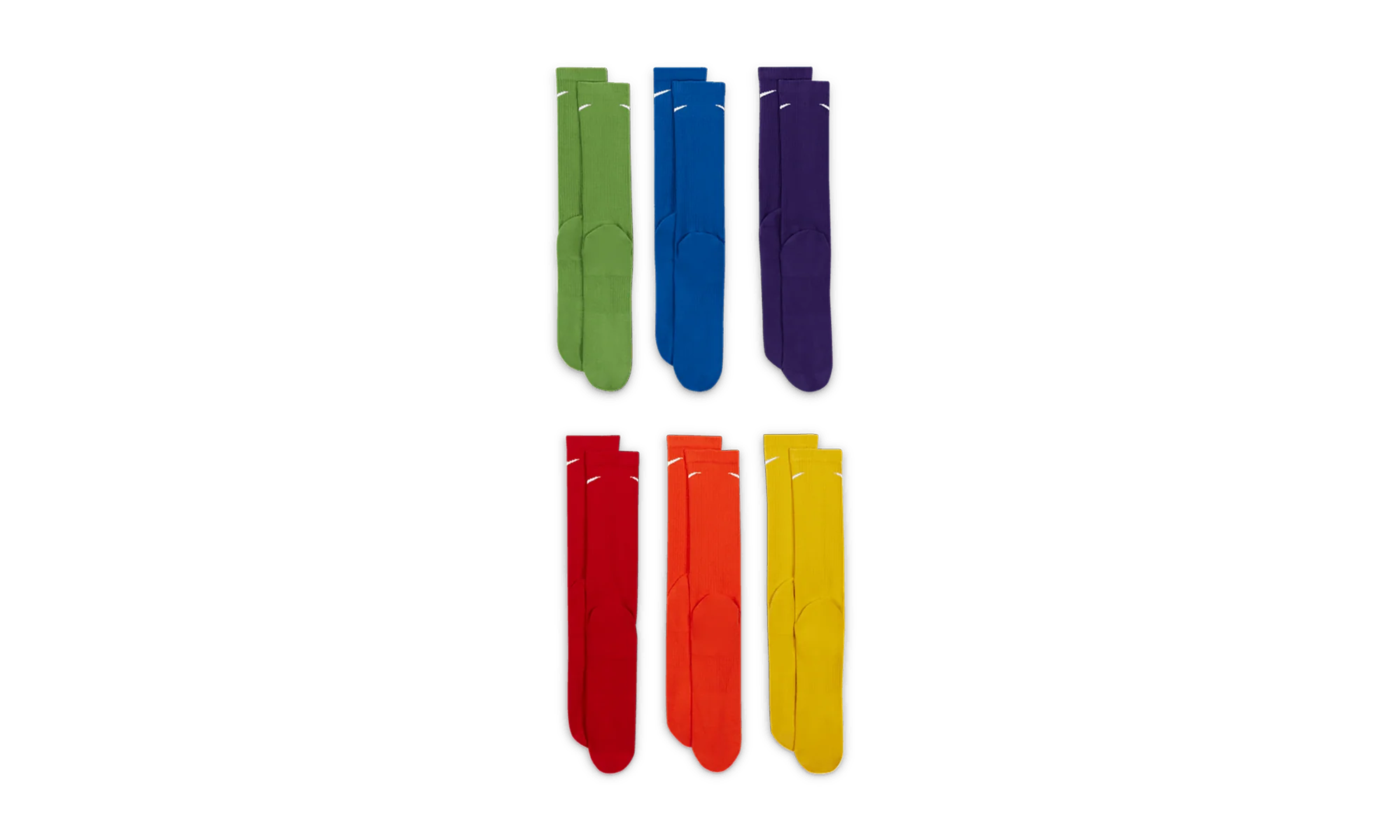 Everyday Plus Crew Socks (6 Pairs) "Multi-Color" SX6897 903 - Image 2