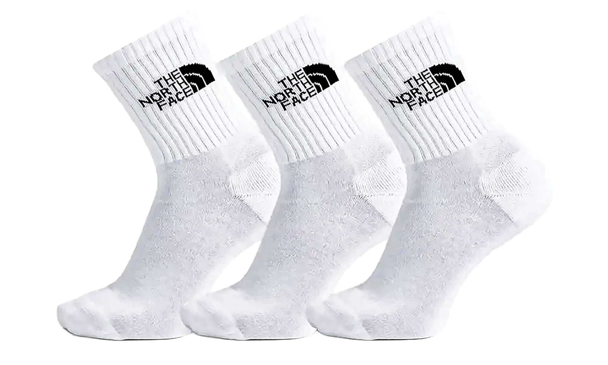 Everyday Standard Crew Sock (3 Pack) "TNF White" NF0A8EKX FN4 - Image 2