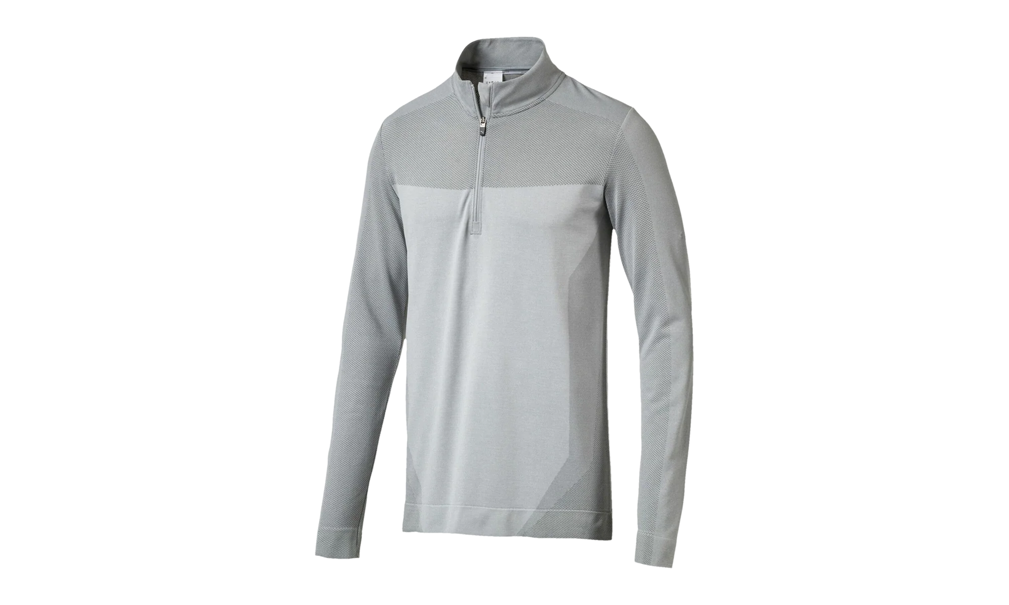 Evoknit Seamless 1/4 Zip JACKET "Gray" 574545 01 - Image 2