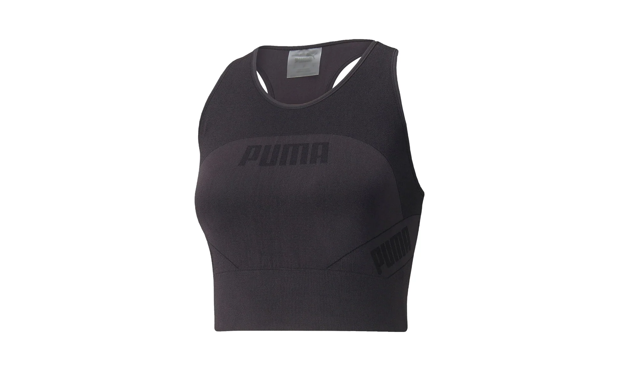 Evostripe Evoknit Crop Top WMNS "Puma Black" 589144 01