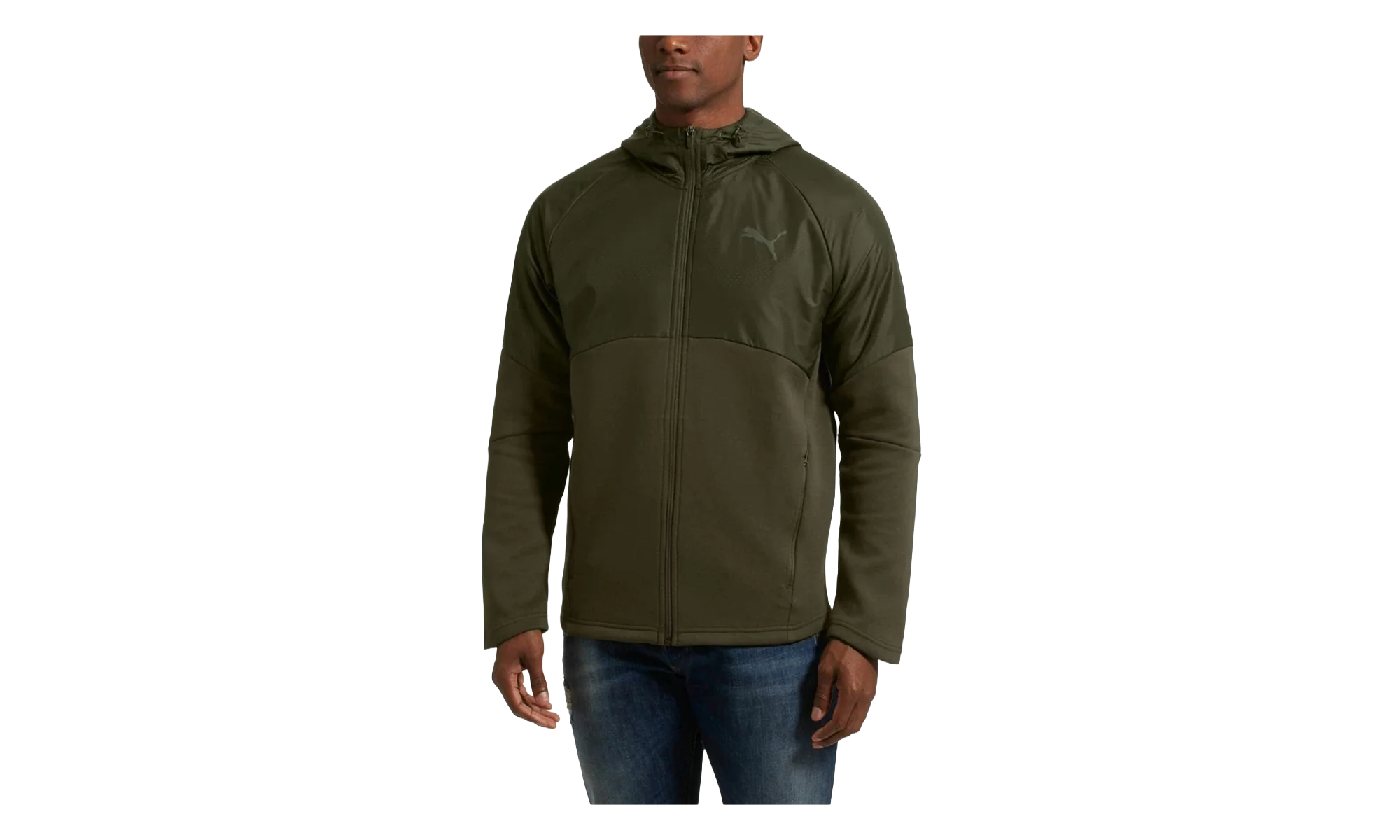Evostripe WR Full-Zip Hoodie "Forest Night" 851726 15 - Image 2