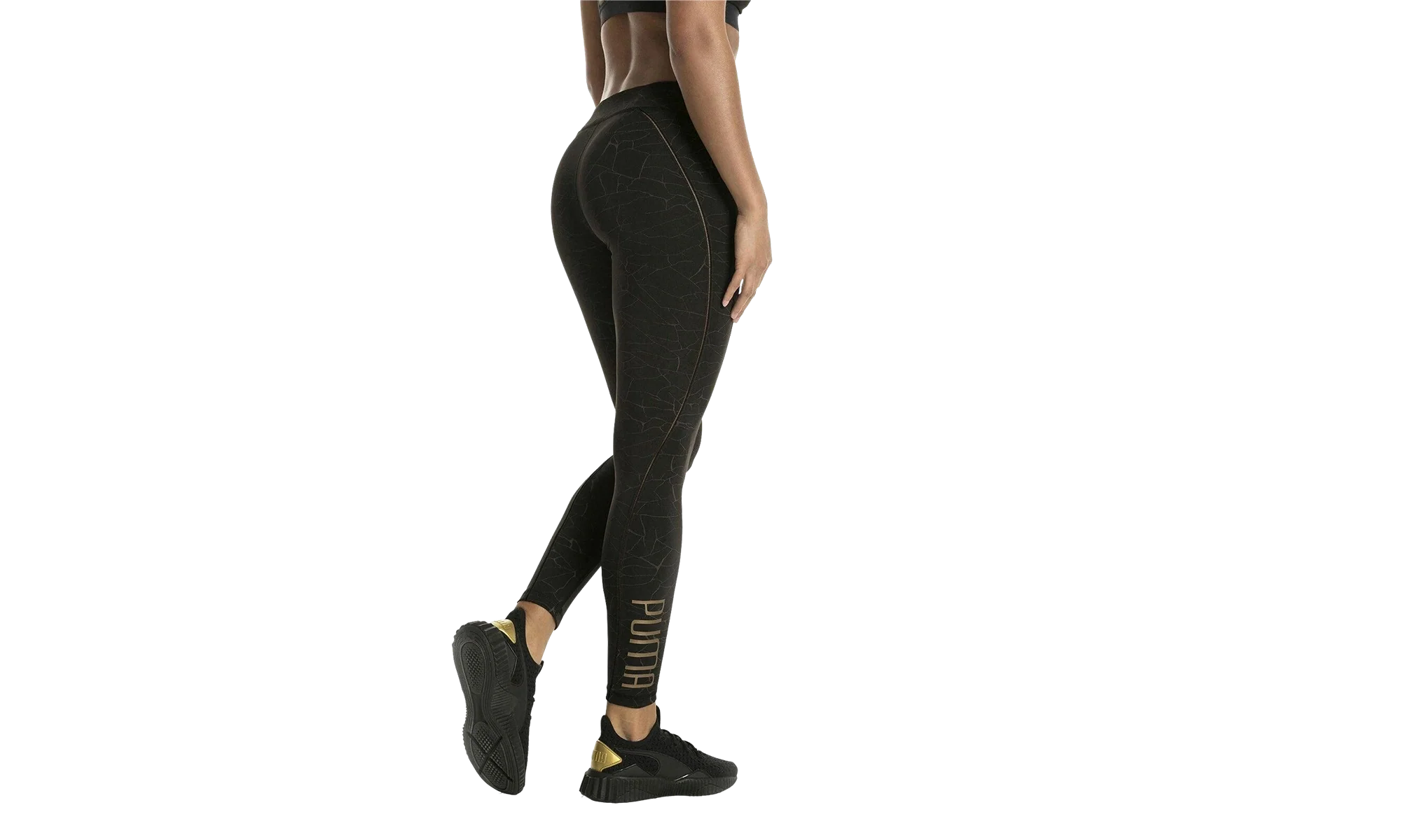 Explosive Avow Night Tight WMNS "Puma Black / Bronze Medal / Reflective" 517151 01 - Image 2