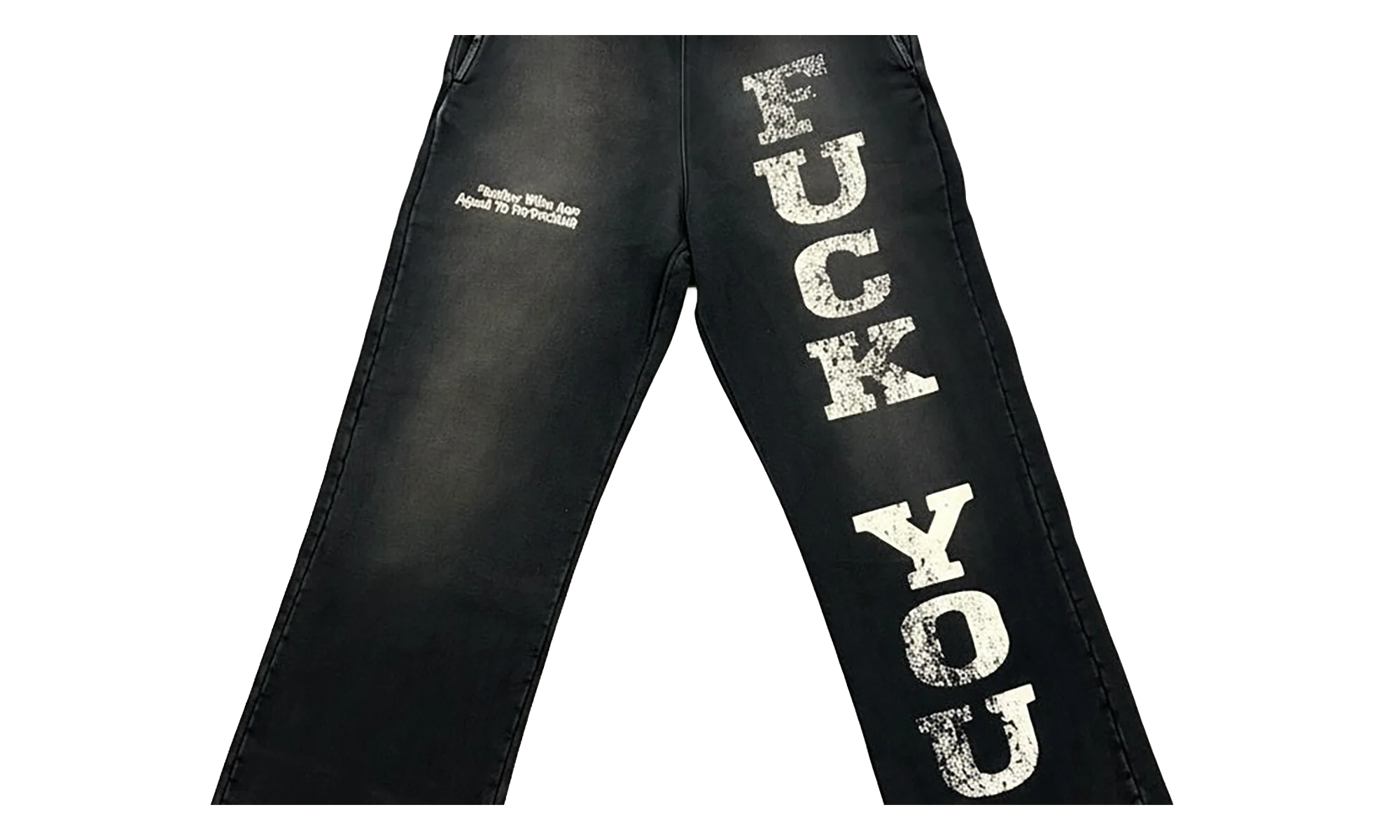 F*ck Me Sweatpant "Acid Black" BWASPFUCK - Image 2