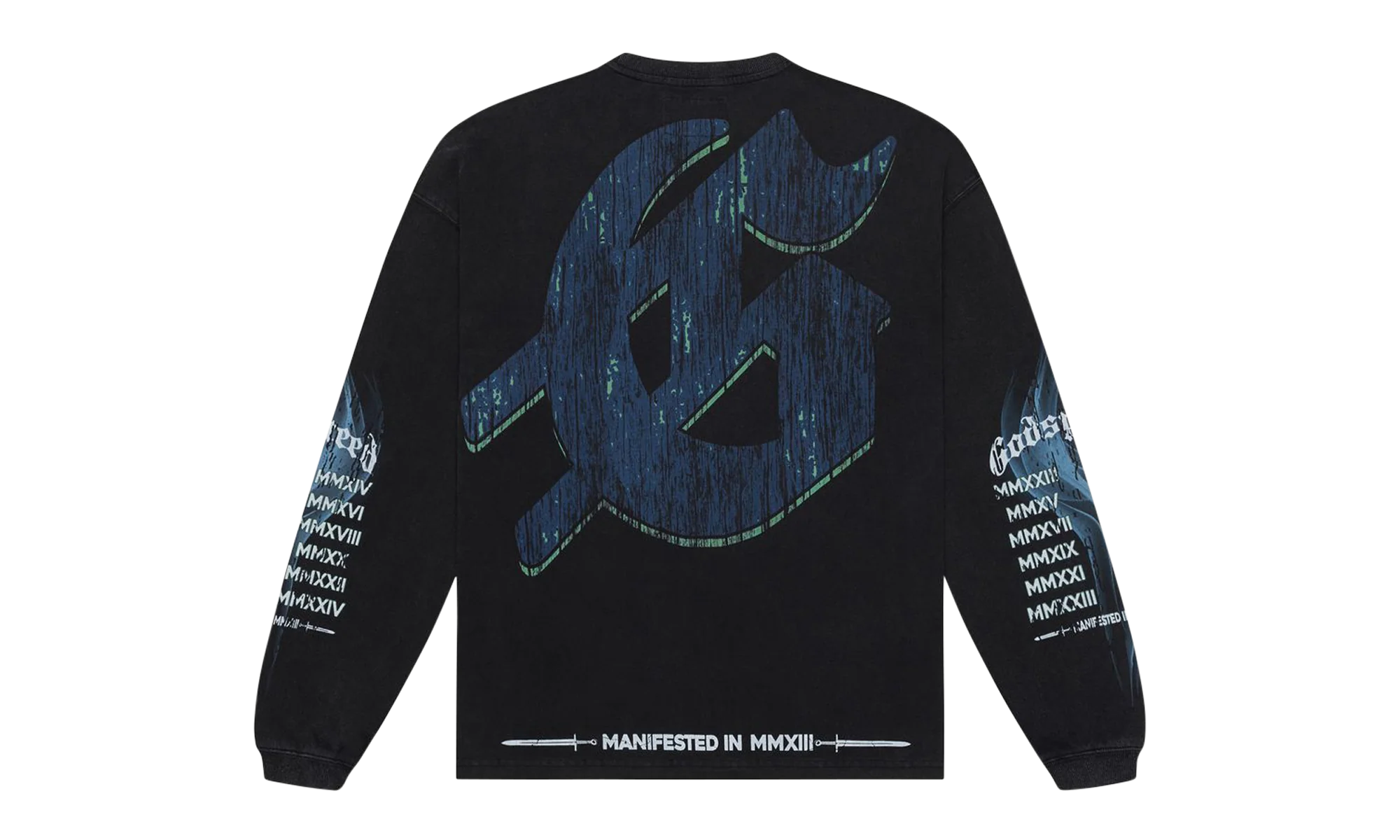 F.T.D LS T-Shirt "Black Wash" E52OKKKV - Image 2