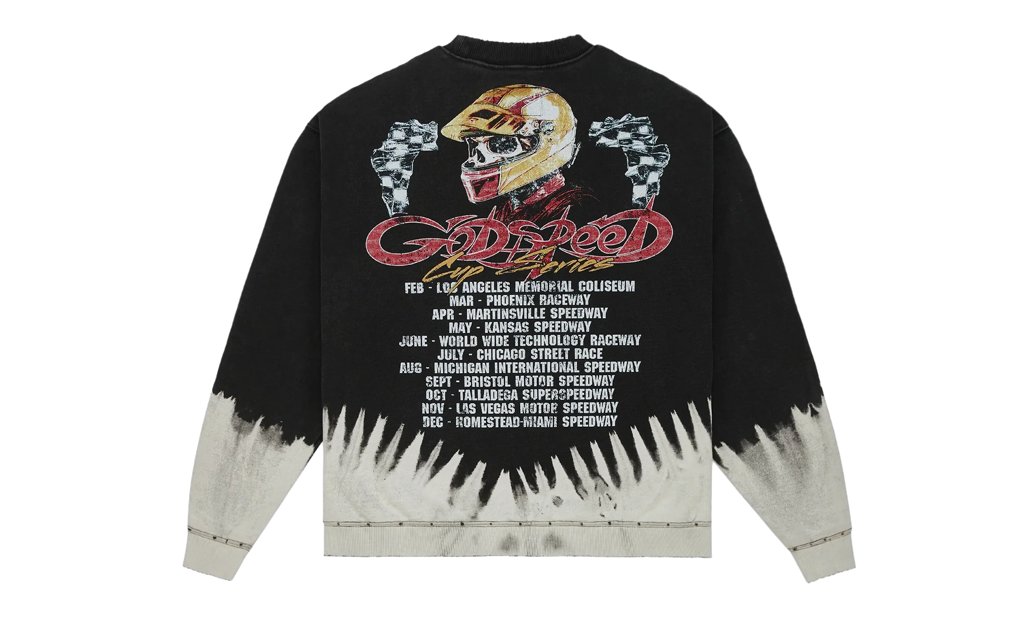 F.T.W Sweatshirt "Black Bleached Wash" 7BR06HDV - Image 2