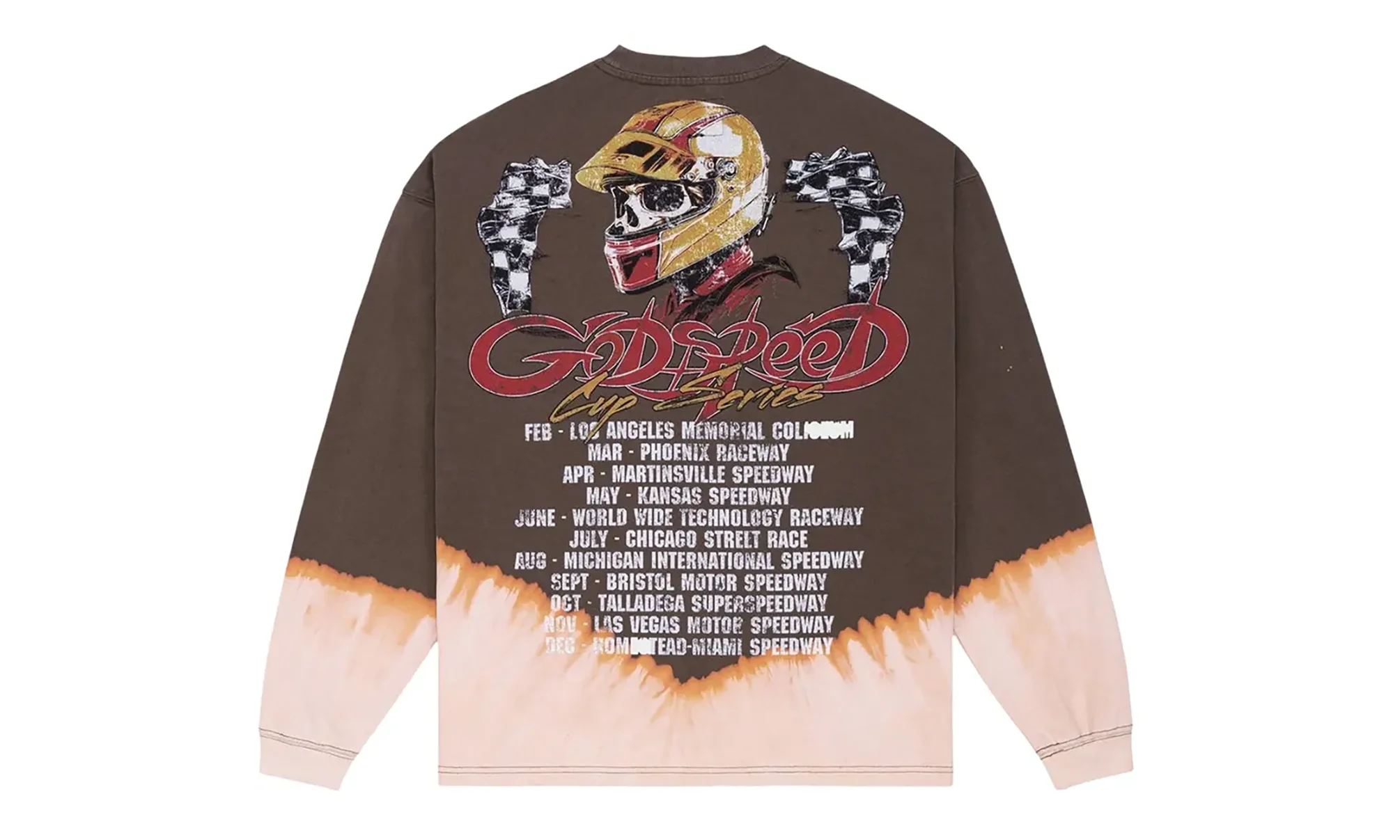 F.T.W Sweatshirt "Brown Bleached Wash" H27K1KBI - Image 2