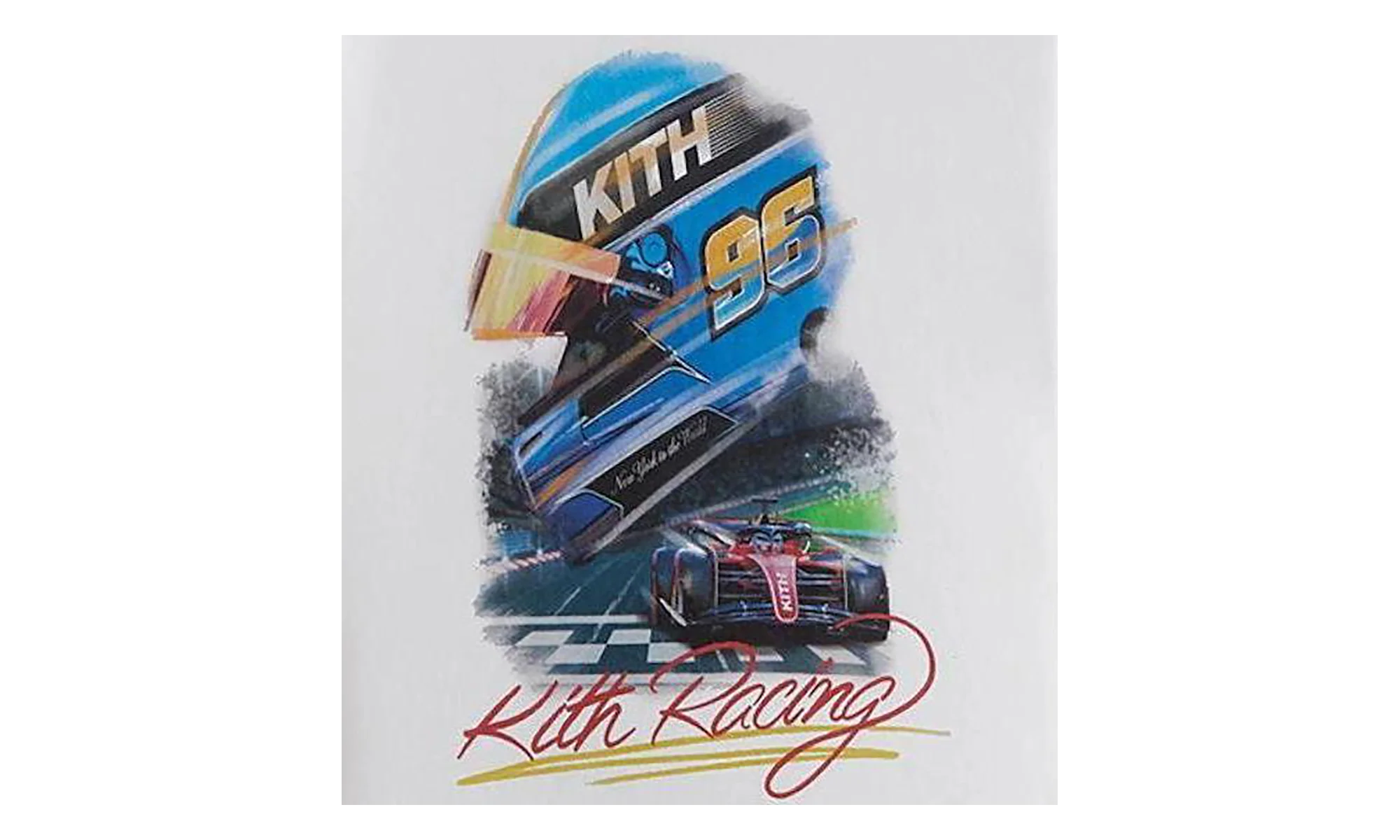 F1 Vintage Tee "White" KITH70 - Image 2