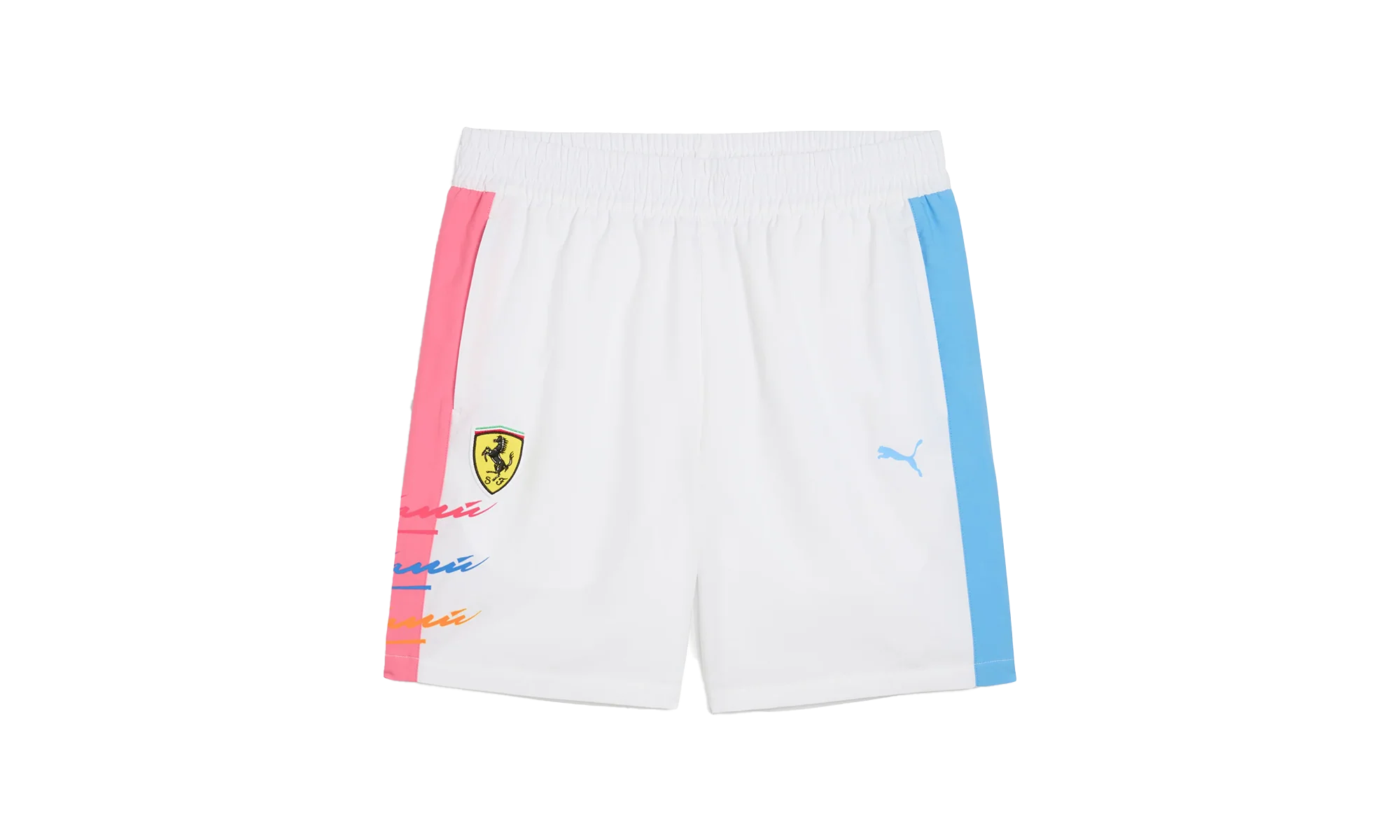 FERRARI MIAMI T7 SHORTS 7" "Puma White" 633407 03