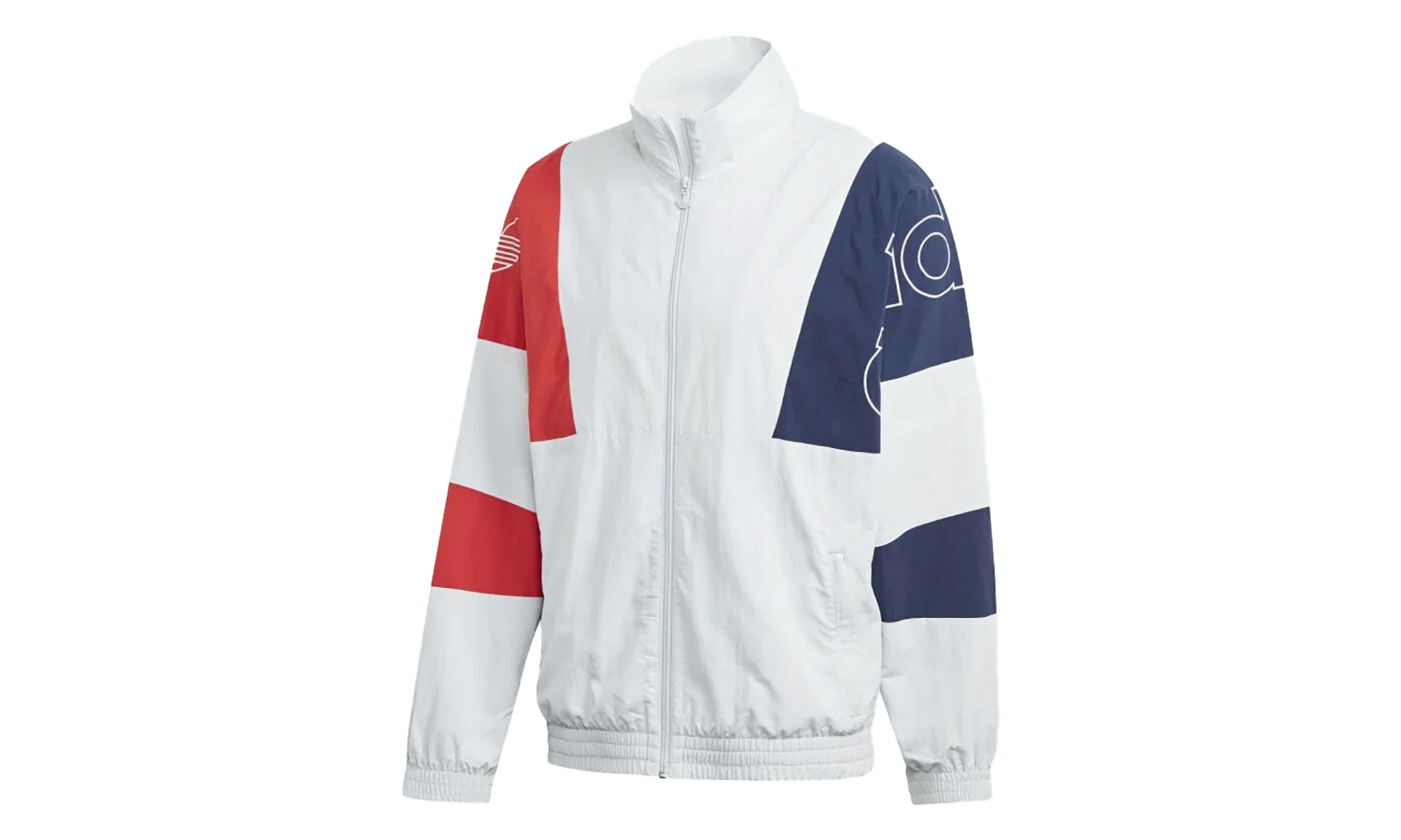 Festive Track Jacket "Clear Grey / Collegiate Navy / Lush Red" GJ7773