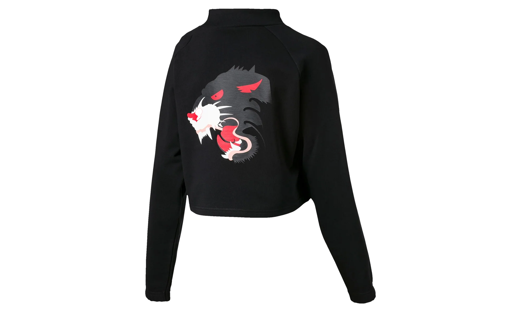 FIERCE CAT CROPPED CREW WMNS "Cotton Black" 578947 01 - Image 2