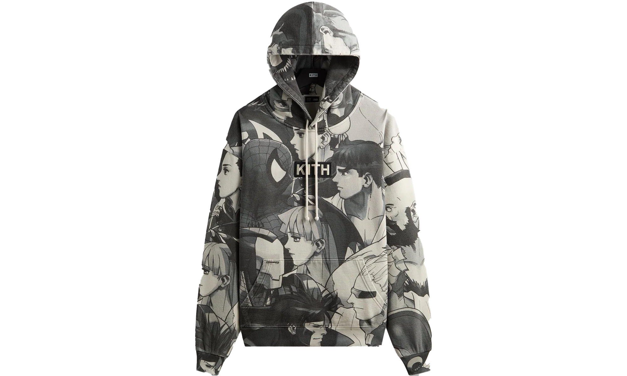 Fighter All-Over Printed Vintage Nelson Hoodie "Marvel vs. Capcom - Sandrift" KHM034304 104