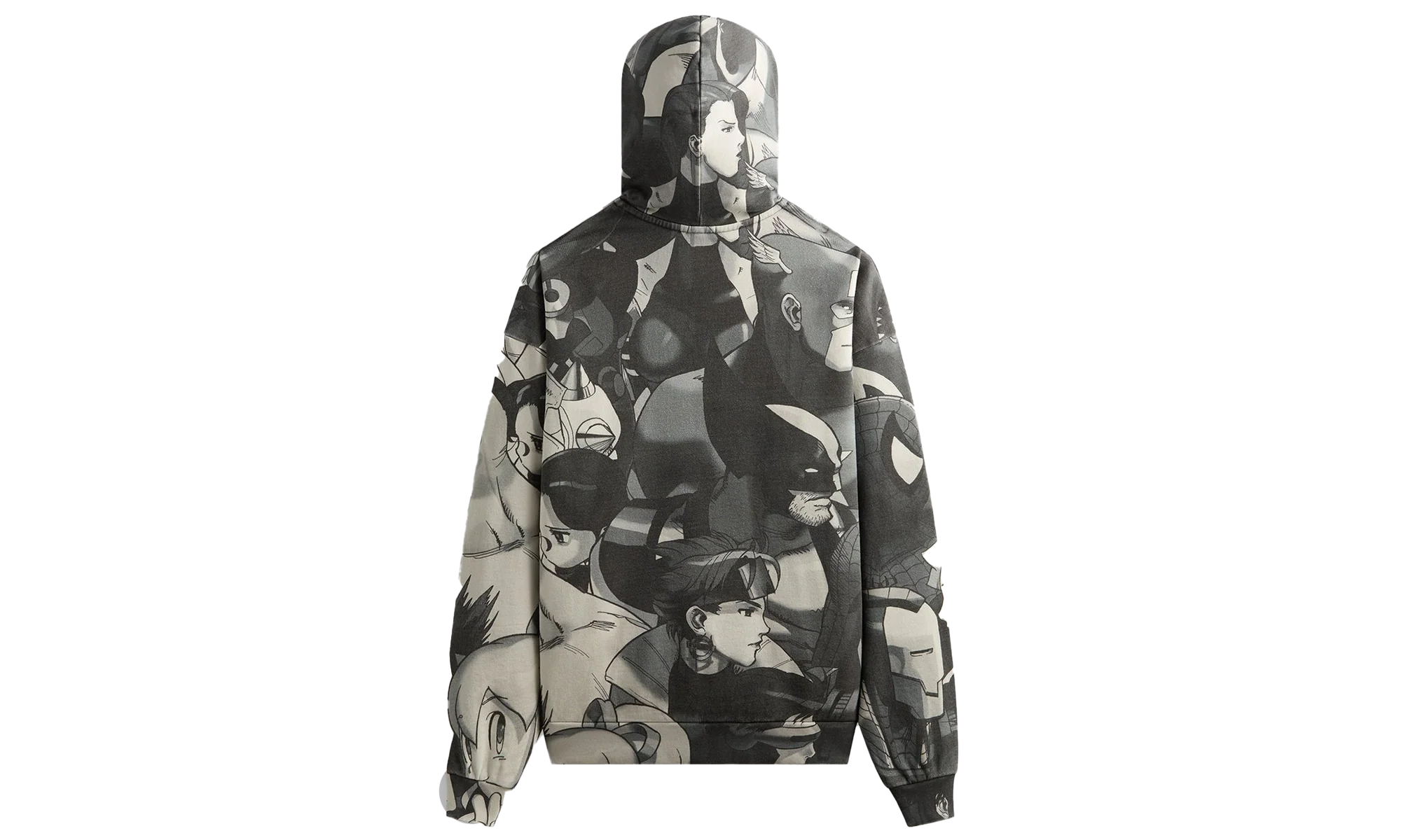 Fighter All-Over Printed Vintage Nelson Hoodie "Marvel vs. Capcom - Sandrift" KHM034304 104 - Image 2