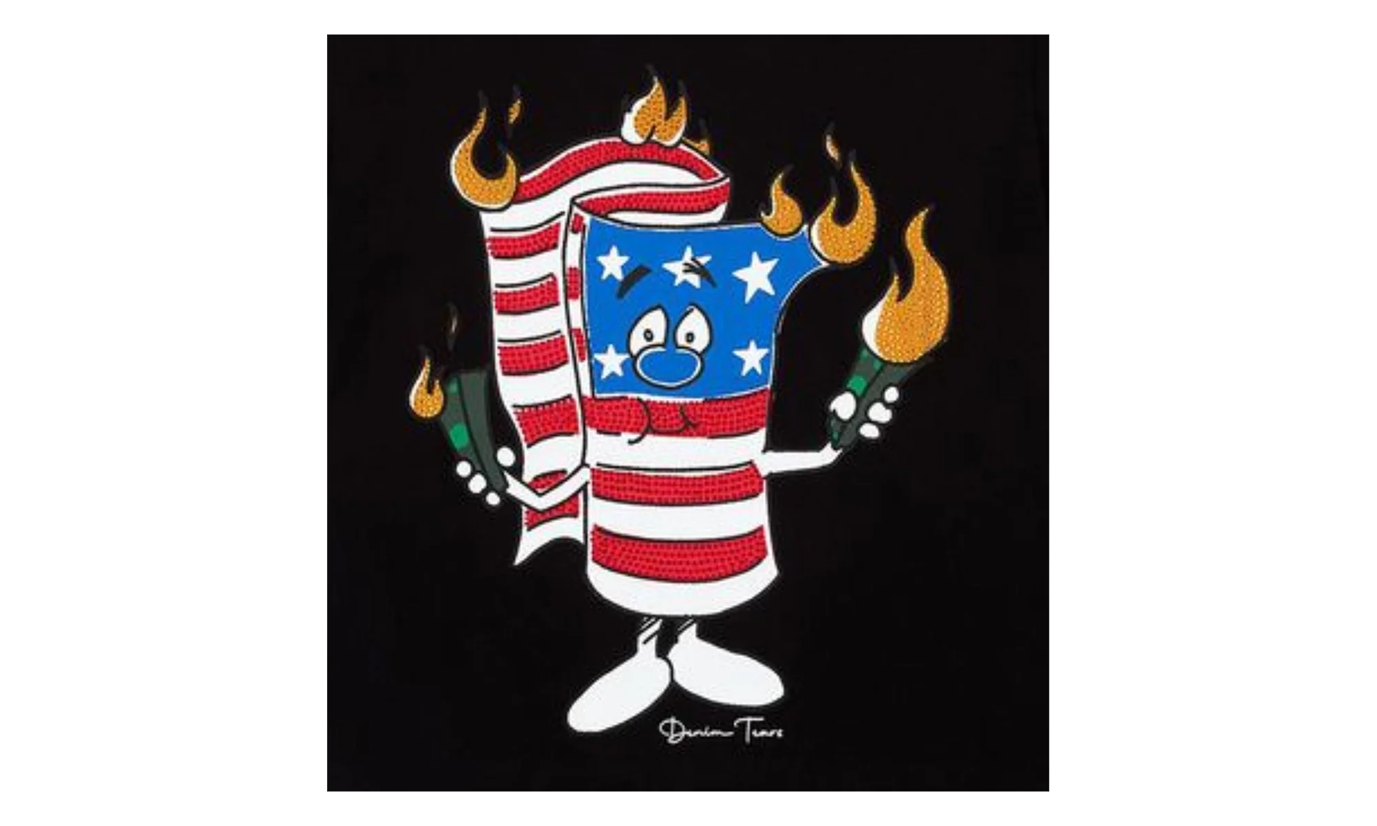 Firecracker Tee "Black" DT411 - Image 2