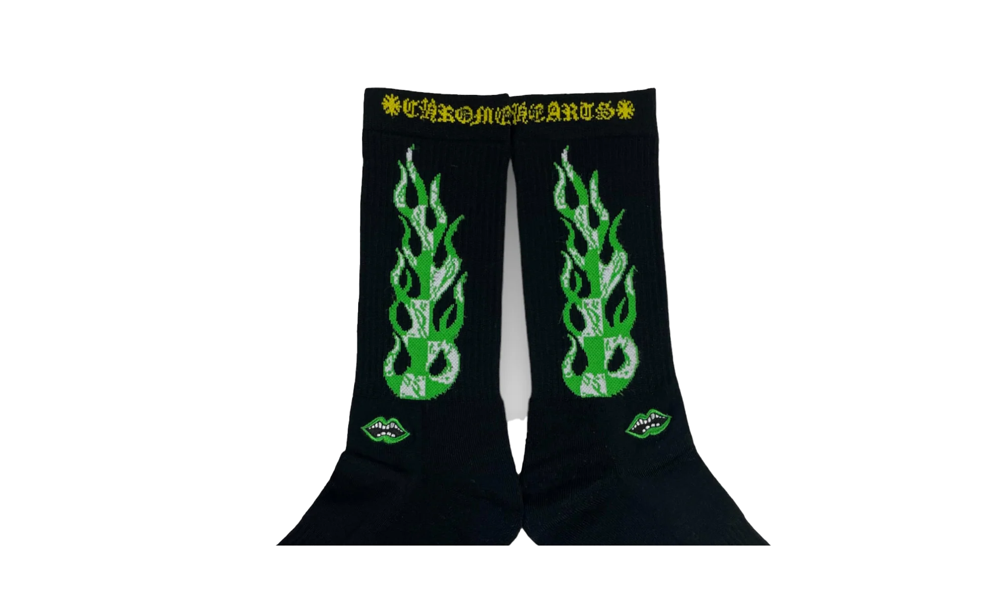 Flame Socks (1 Set) "Matty Boy - Black" CHRM0580 - Image 2