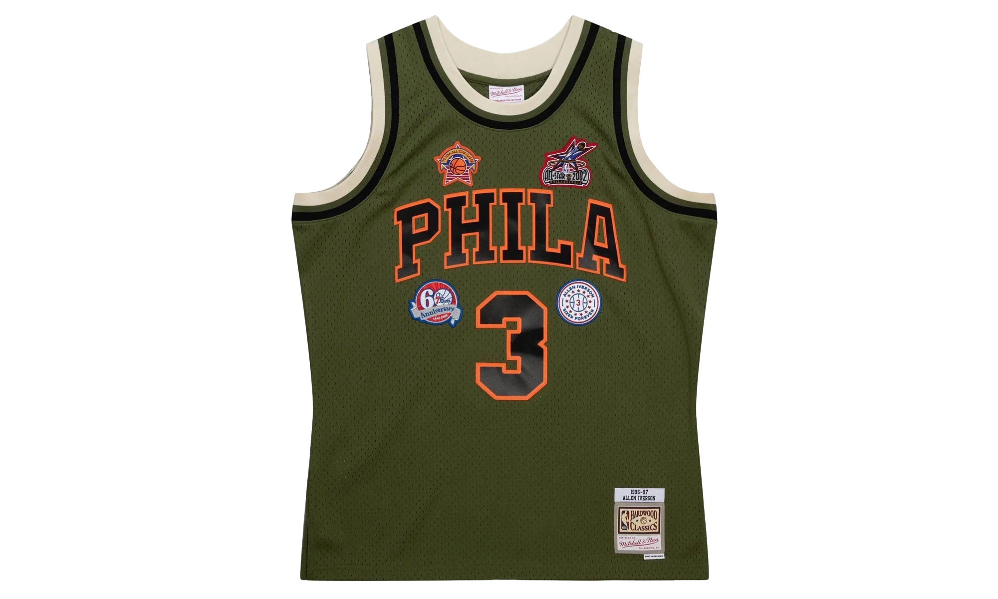 Flight Swingman Jersey 76ers 1996 "Allen Iverson" SMJY4847 P7696AIVDKGN