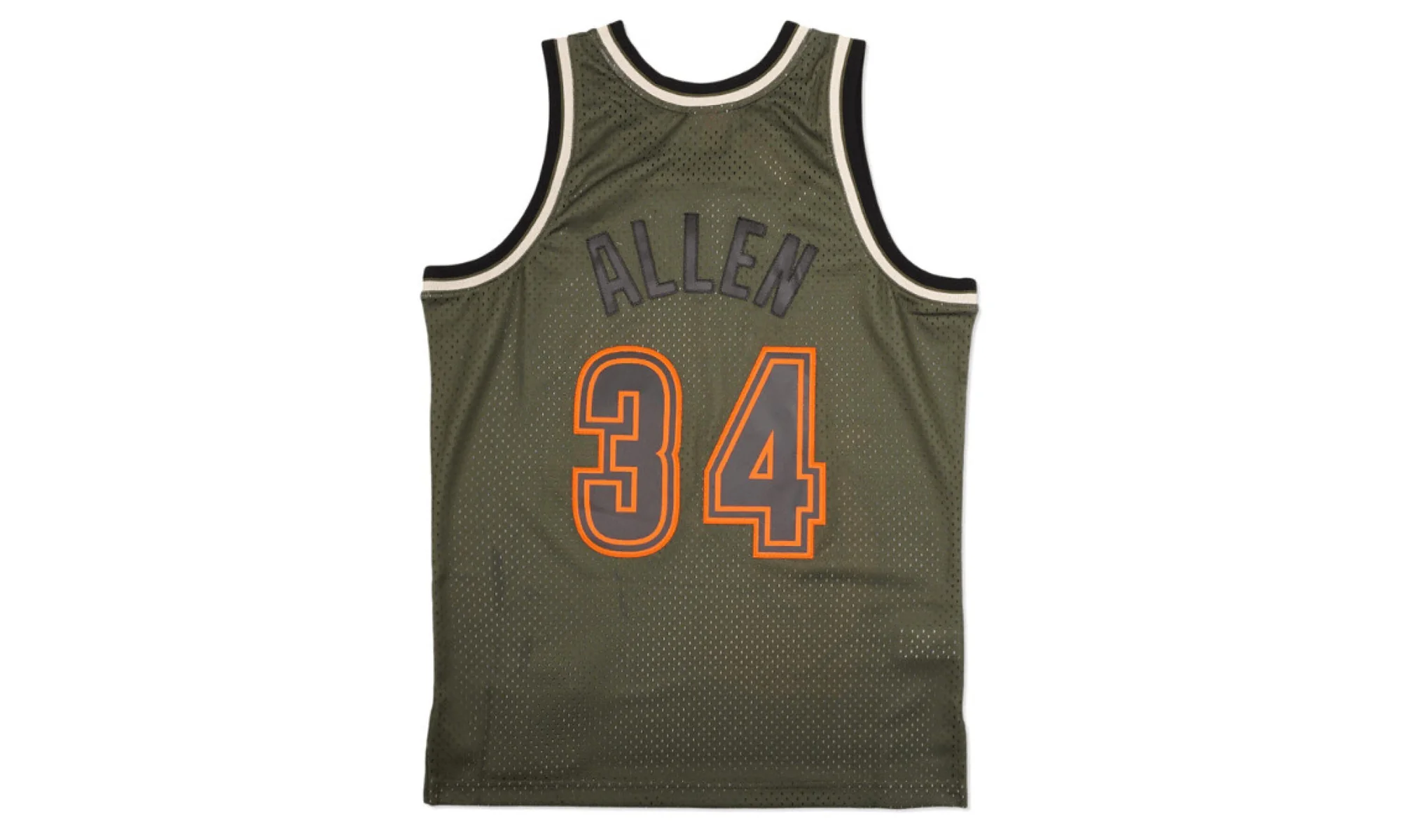 Flight Swingman Jersey Bucks 1996 "Ray Allen" SMJY4847 MBU96RALDKGN - Image 2