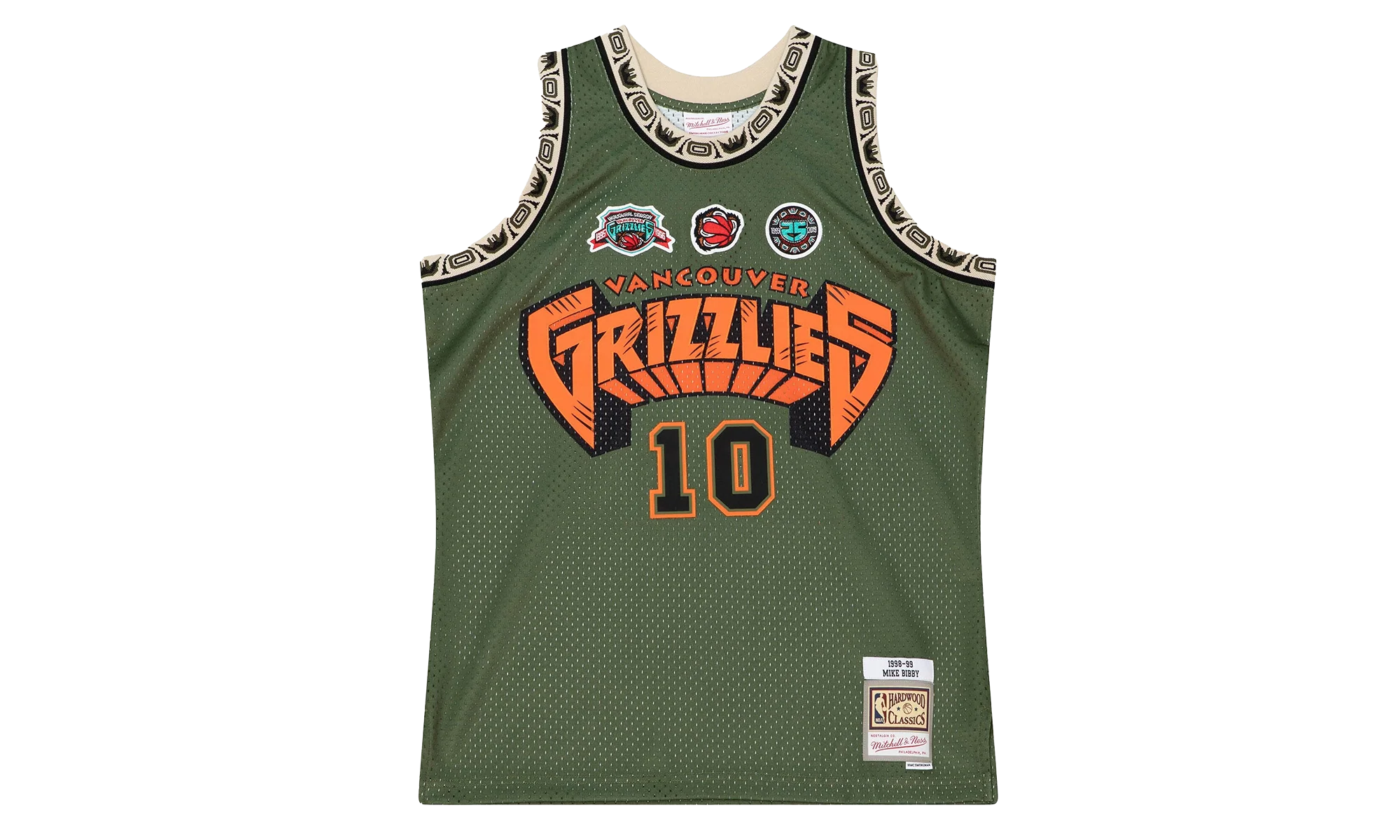 Flight Swingman Jersey Grizzlies 1998 "Mike Bibby" SMJY4847 VGR98MBIDKGN