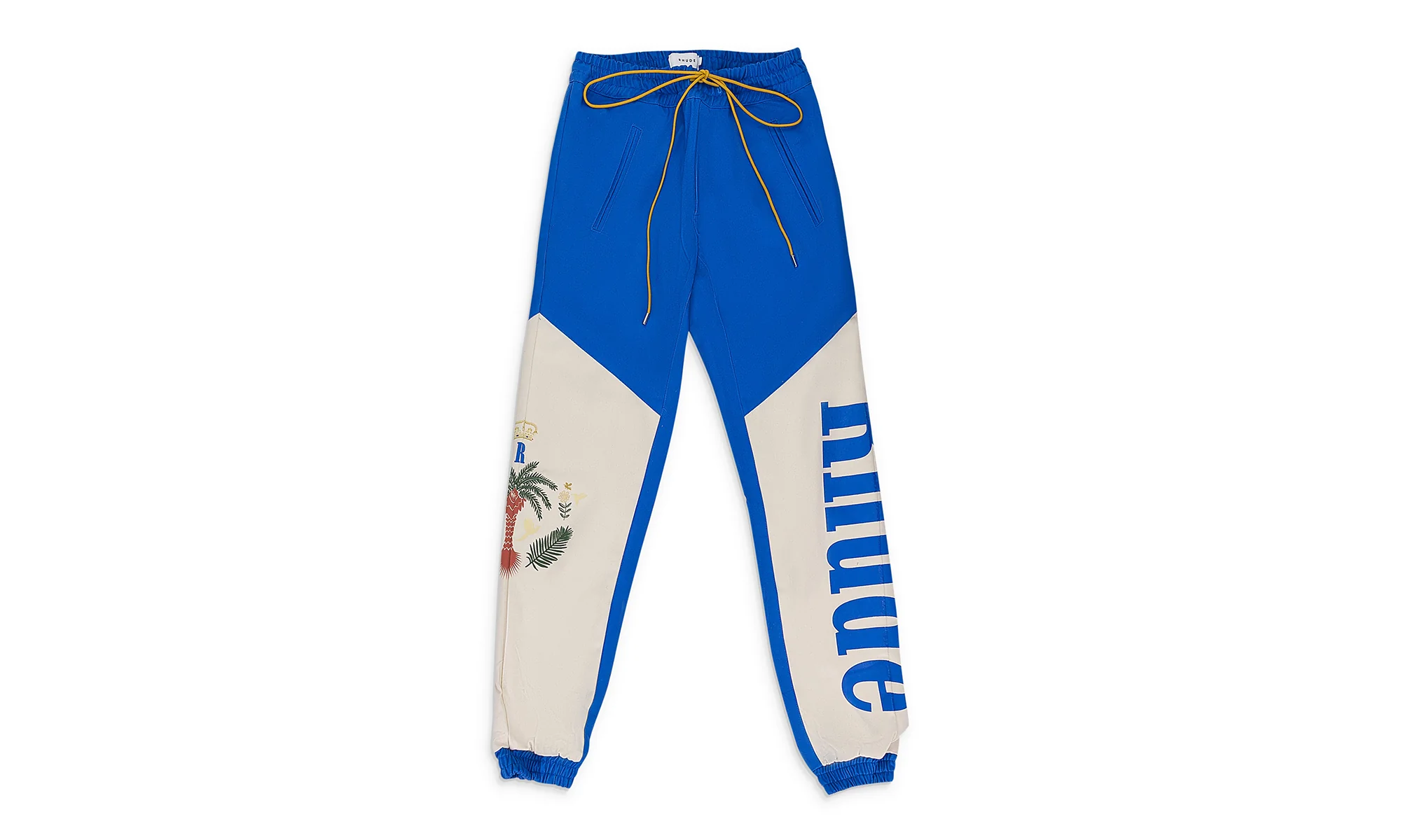 FLIGHT TRACK PANTS "BLUE/CREAM" RHSS22PA06012565 BLC