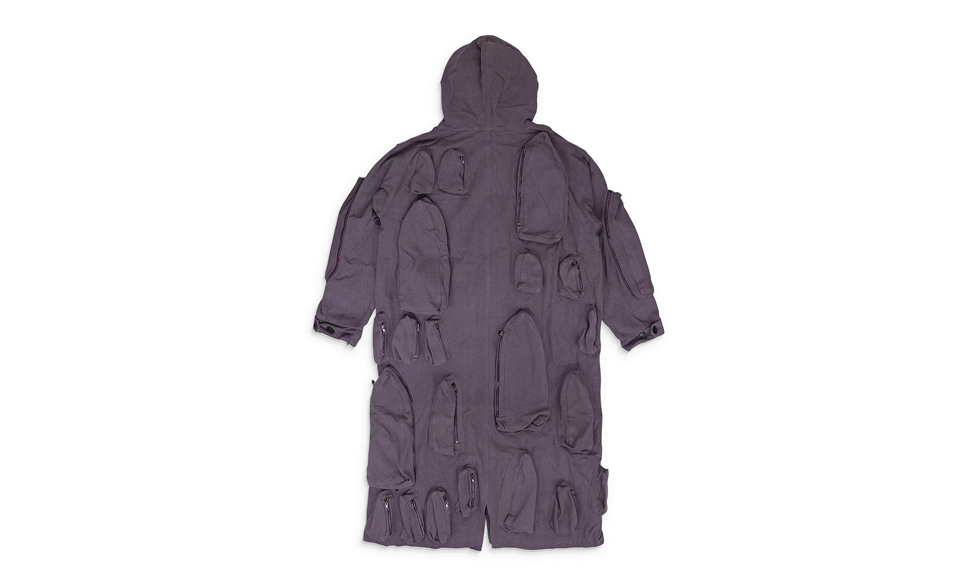 FLOOR LENGTH TRENCH COAT "VIOLET" 113001050013AW23 - Image 2