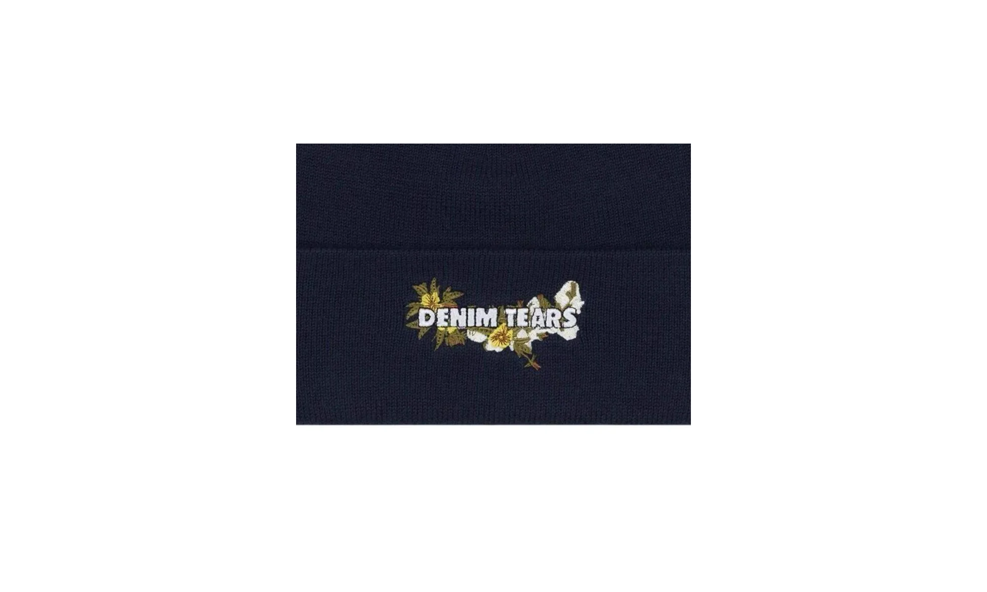 Floral Beanie "Navy" DT266 - Image 2