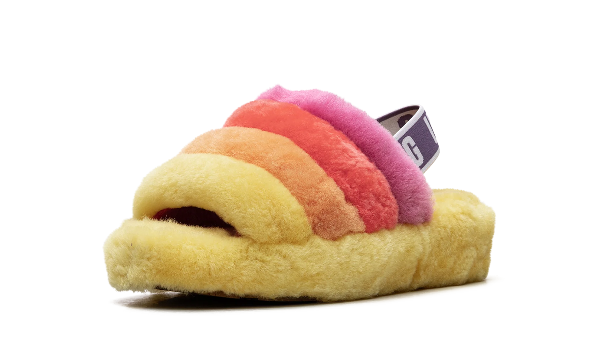 Fluff Yeah Slide WMNS "Rainbow Yellow" 1097169 PRYW - Image 4