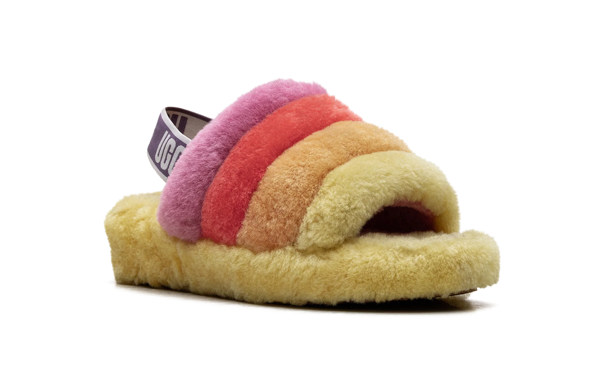 Fluff Yeah Slide WMNS "Rainbow Yellow" 1097169 PRYW - Image 7