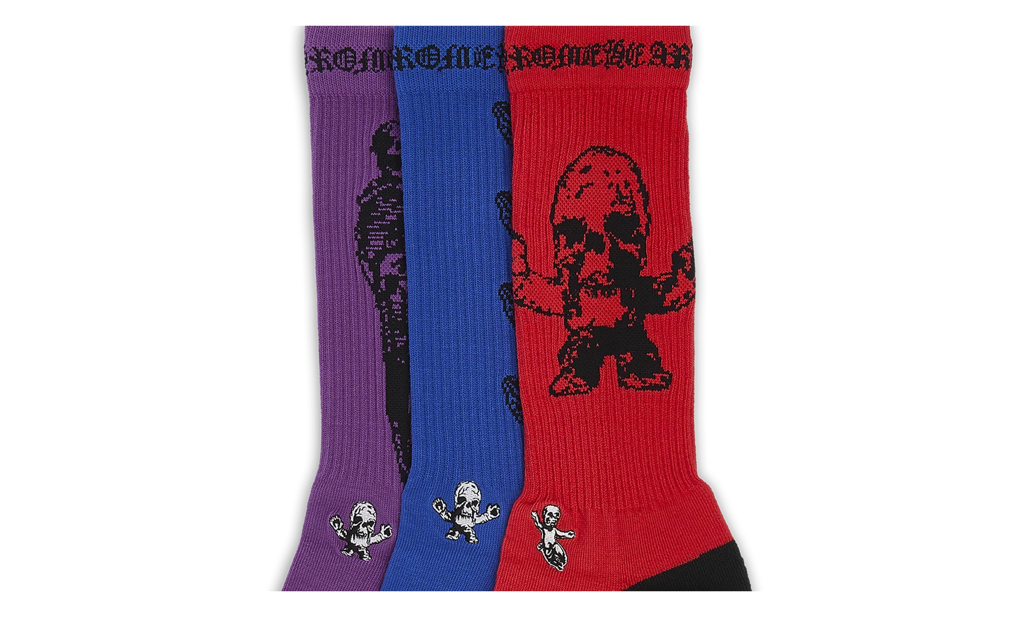 FOTI SOCKS "Multi - Blue, Purple, Red" CHRM0797 - Image 2