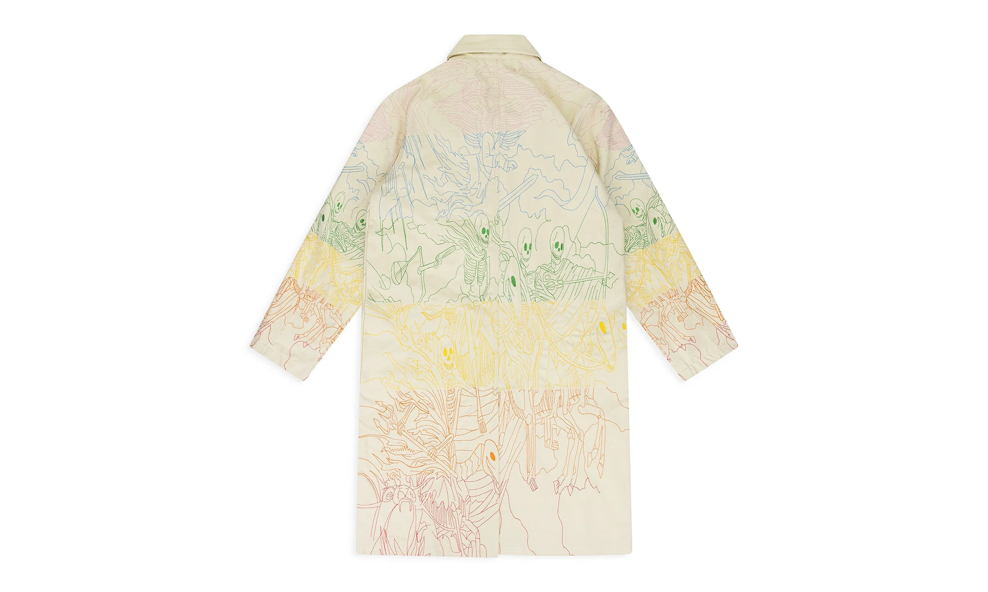 FOUR HORSEMAN TRENCH COAT "Multicolor" WDWMOTW 0004 - Image 2