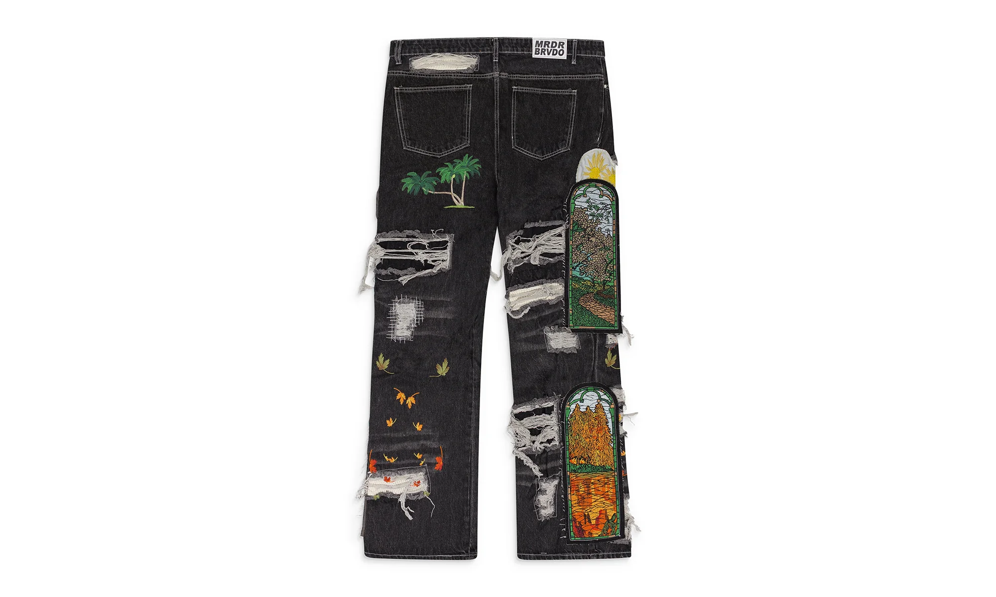 FOUR SEASONS FUSION STRAIGHT-FIT JEANS "Black" WDWMJNS 0048 - Image 2