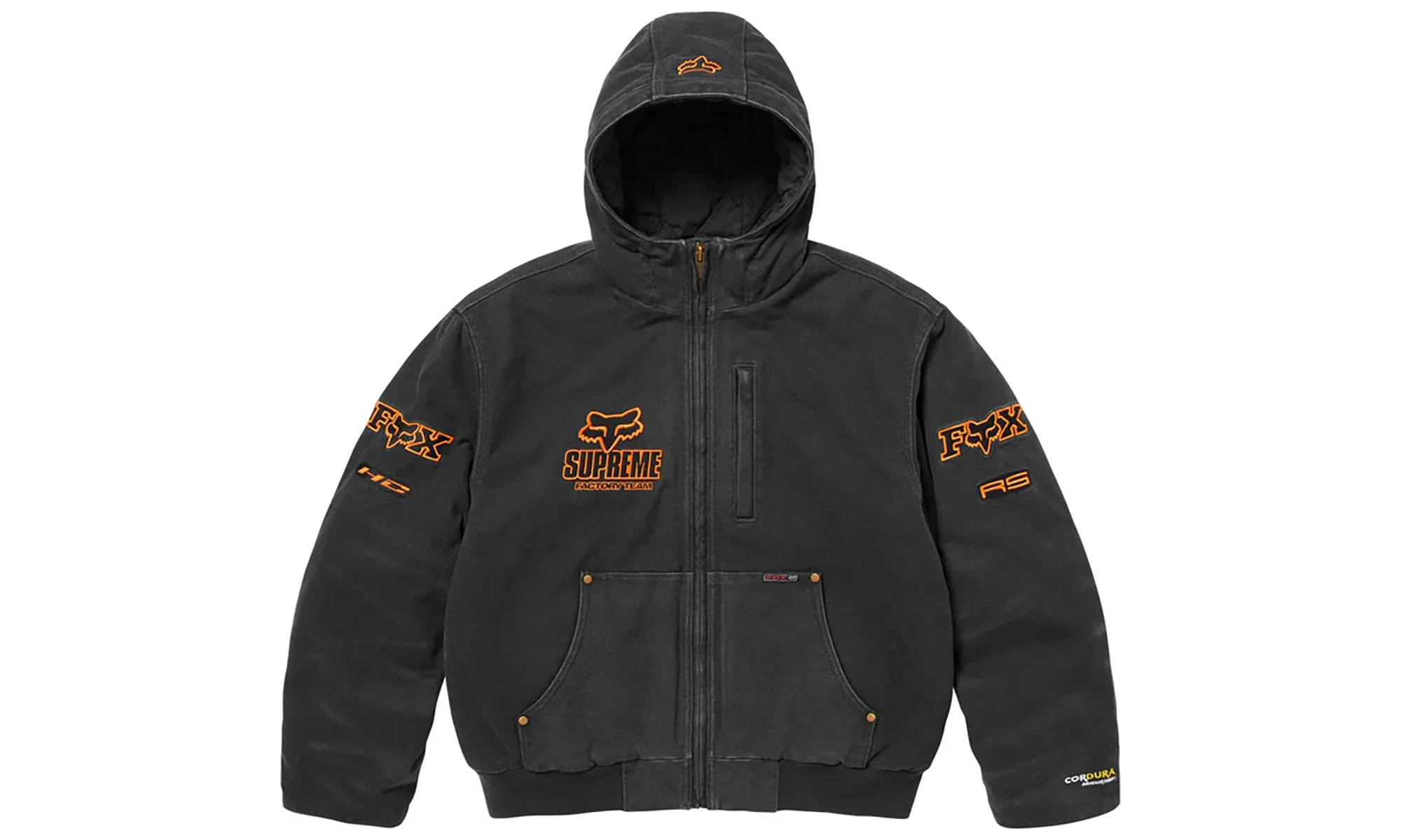 Fox Racing® Hooded Work Jacket "FW25 - Black" SU26227