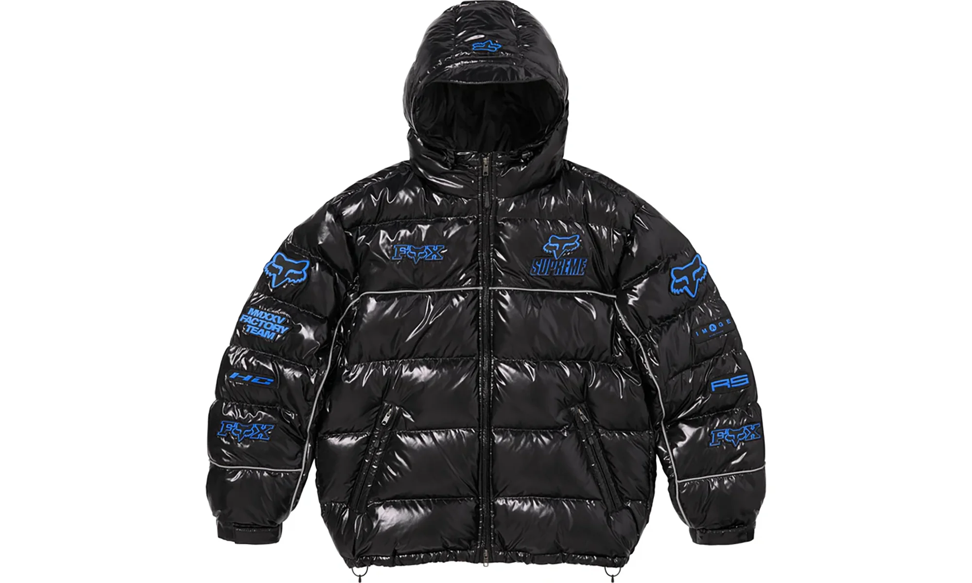 Fox Racing® Shiny Down Puffer Jacket "FW25 - Black" SU26245