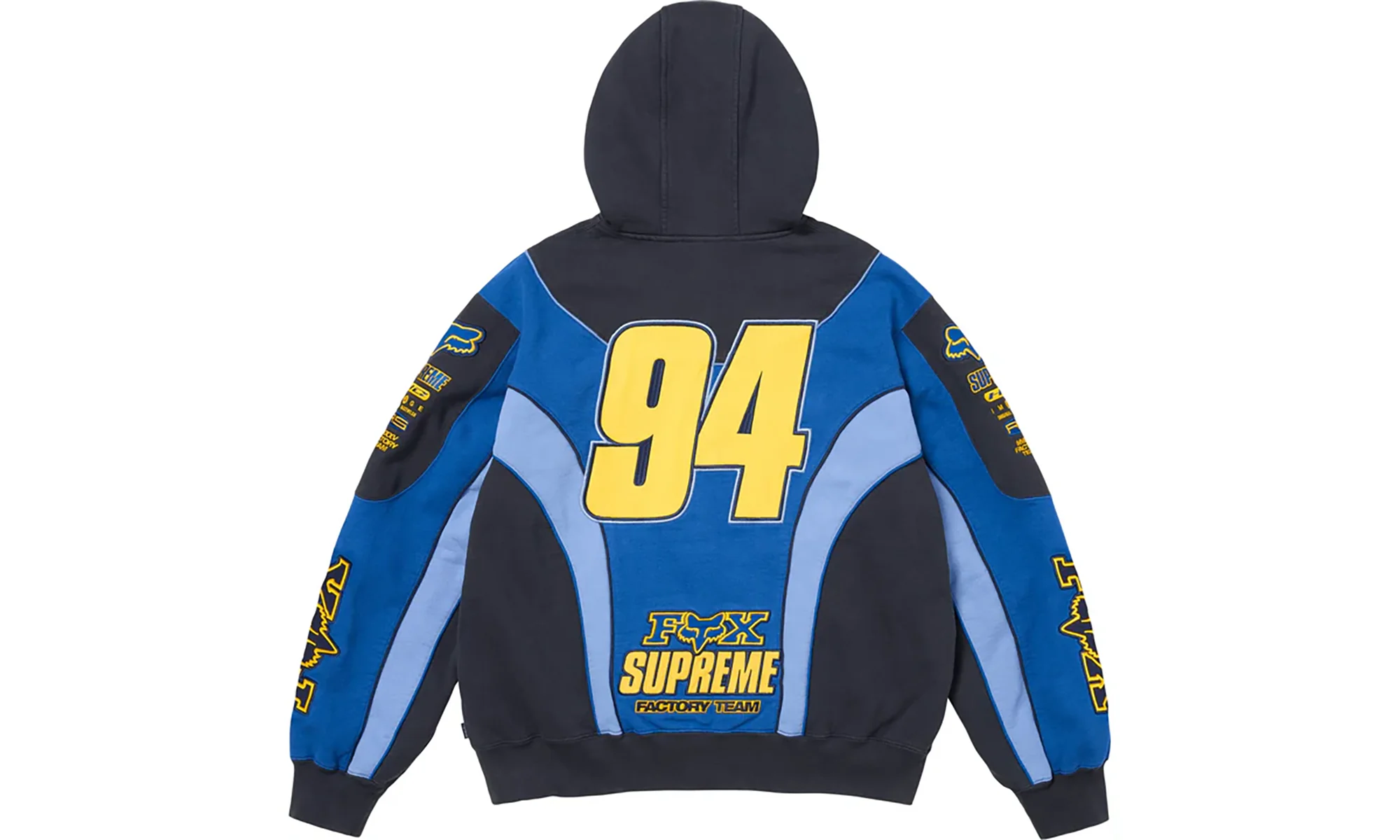Fox Racing® Zip Up Hooded Sweatshirt "FW25 - Navy" SU26220 - Image 2