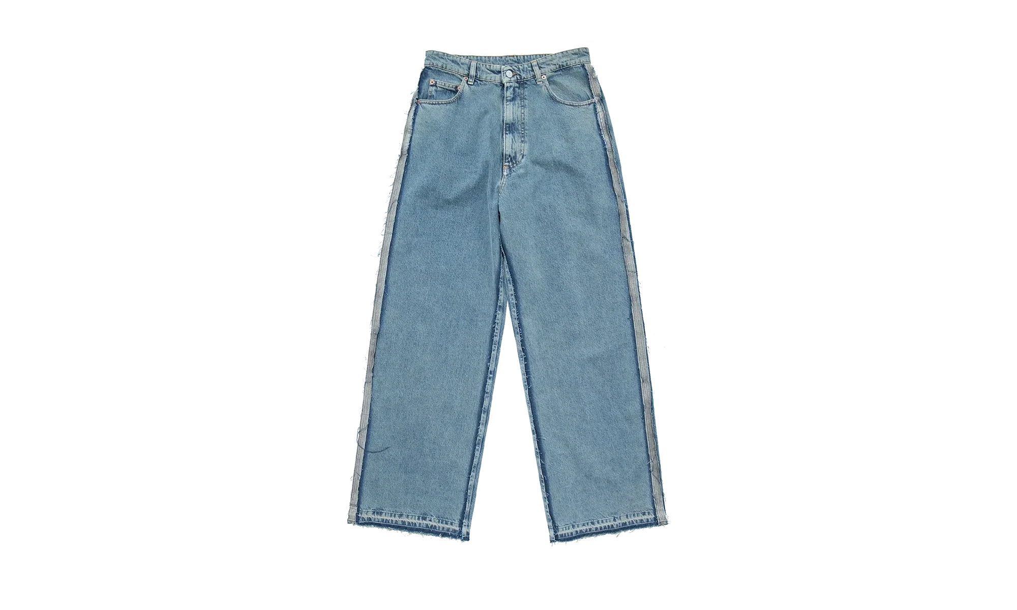 Frayed Denim Jeans Light Grey "Gray" SH0LA0025S30844963