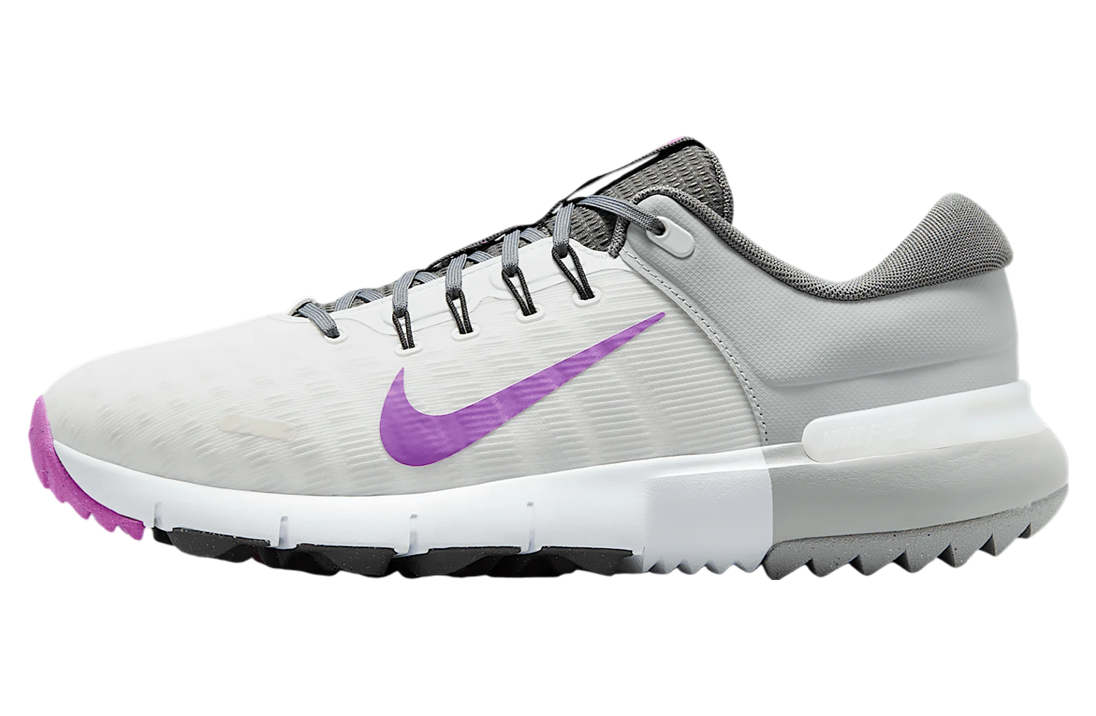 Free Golf Next Nature "White Iron Grey Light Smoke Grey Vivid Purple" FN0332 104