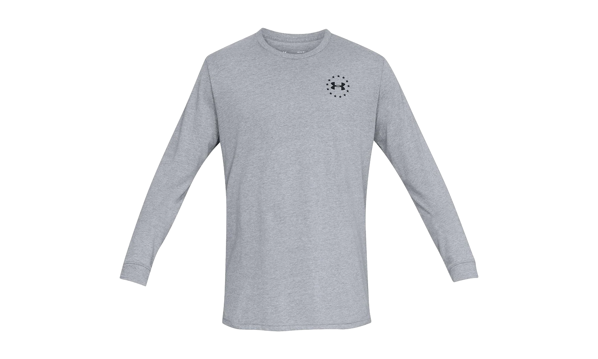 Freedom Flag Long Sleeve Tee "Steel Light Heather / Black" 1333369 035 - Image 3