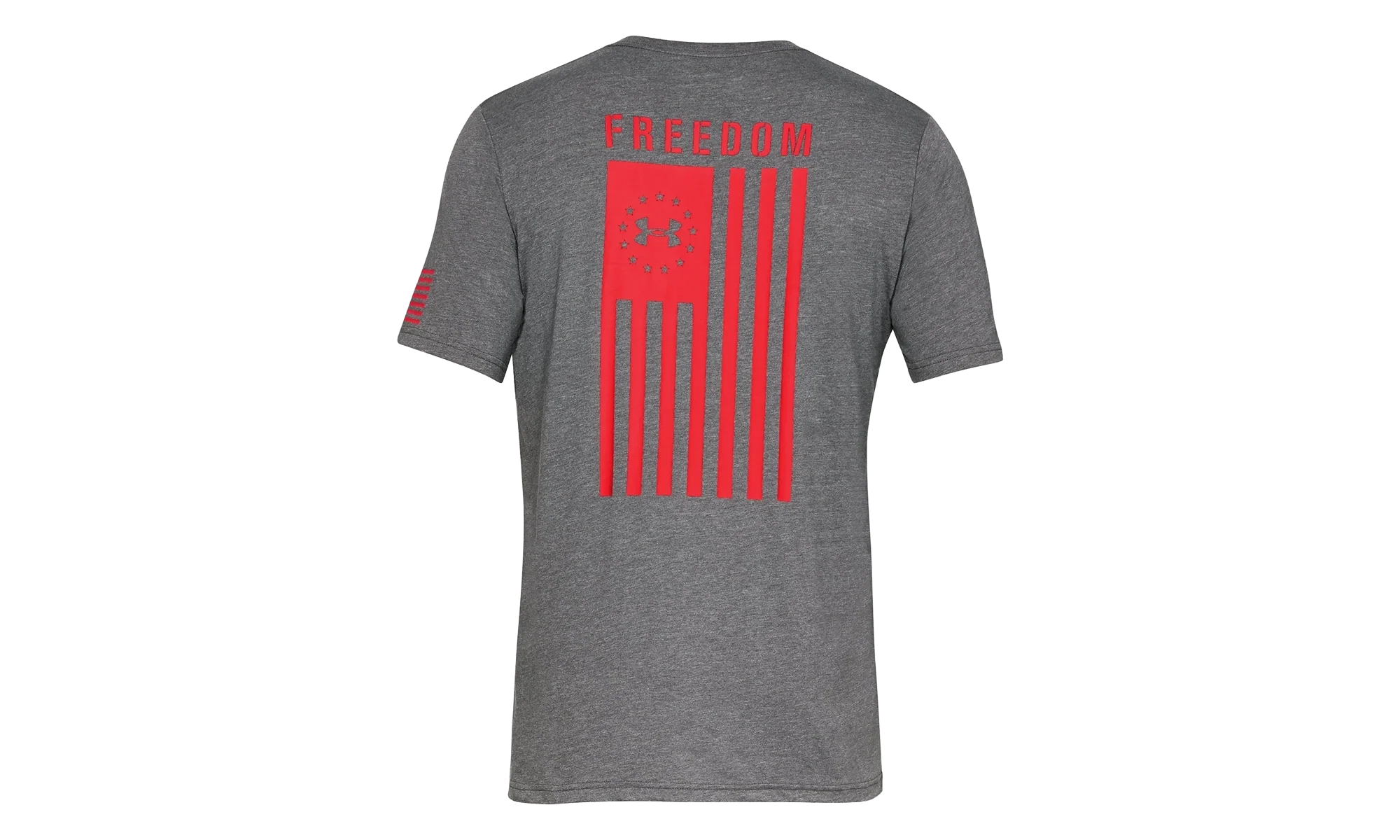 Freedom Flag T-Shirt "Charcoal Medium Heather / Red" 1333350 019 - Image 4